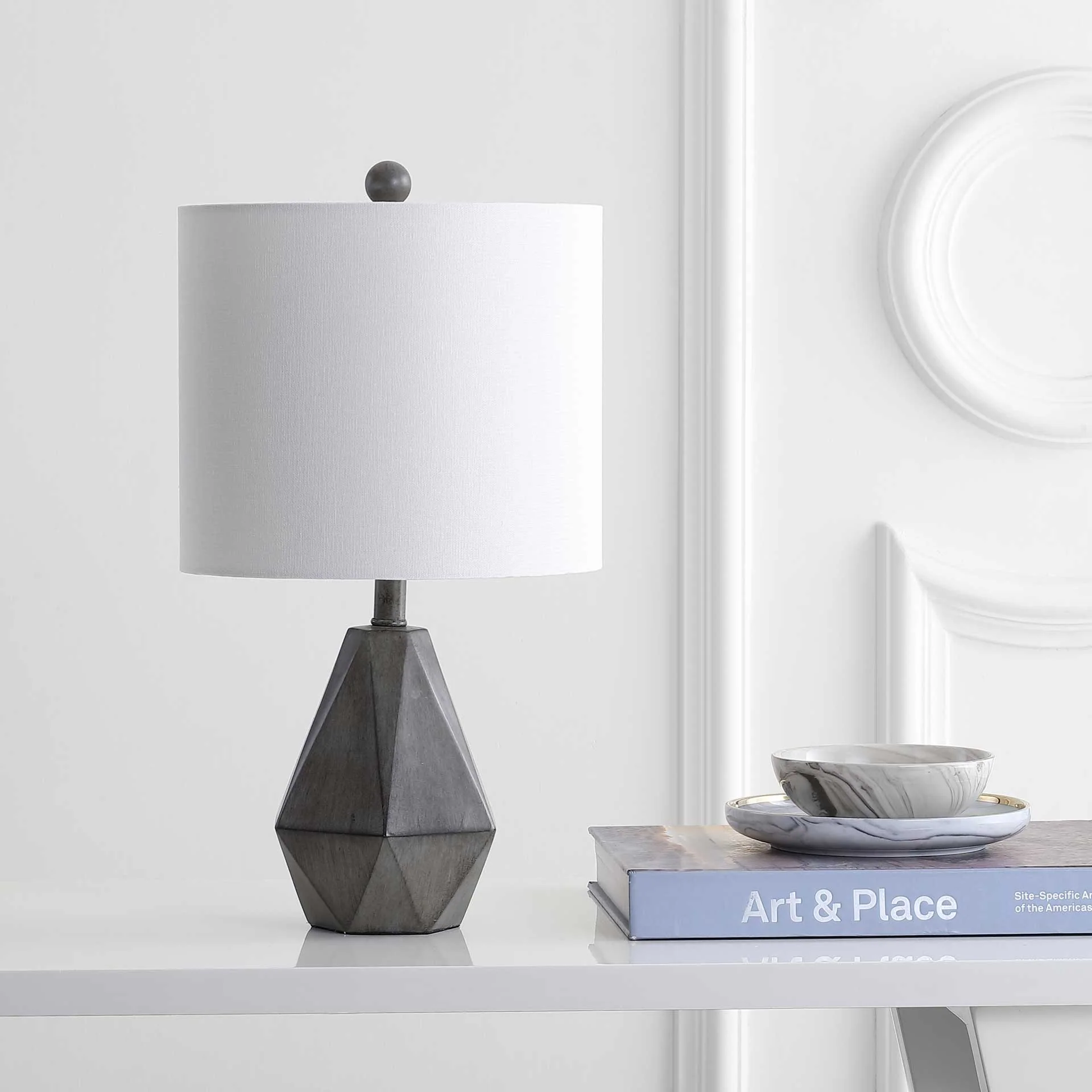 Valaria Table Lamp Dark Gray - Image 3