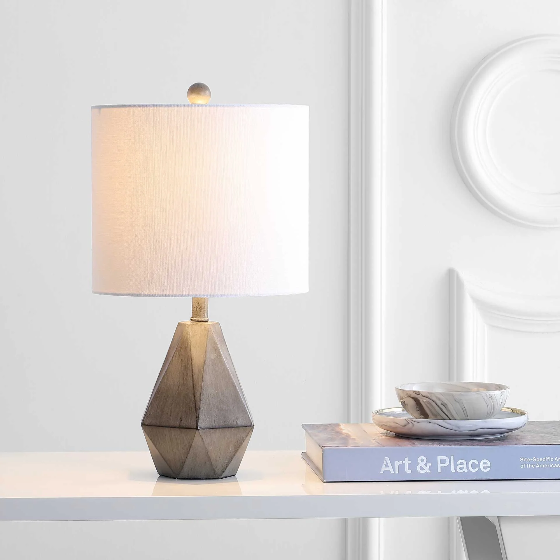 Valaria Table Lamp Dark Gray - Image 4