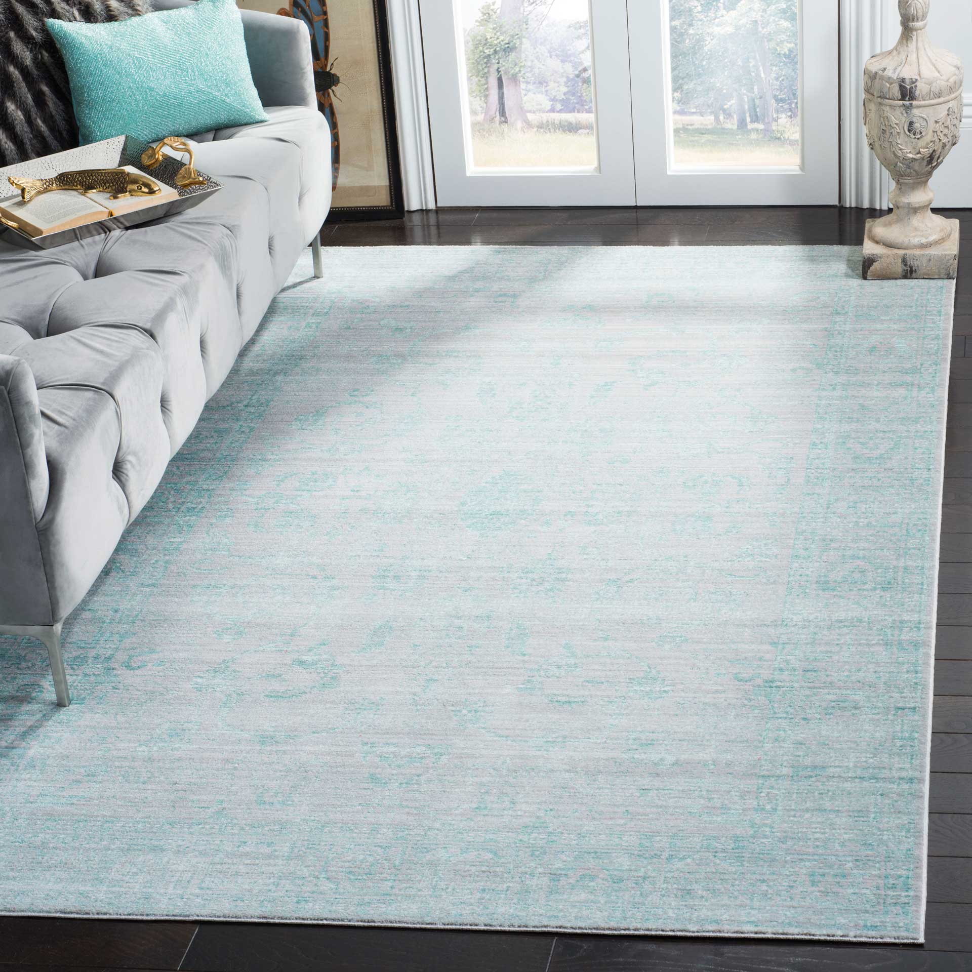 Valencia Blue/Gray Area Rug - Image 6