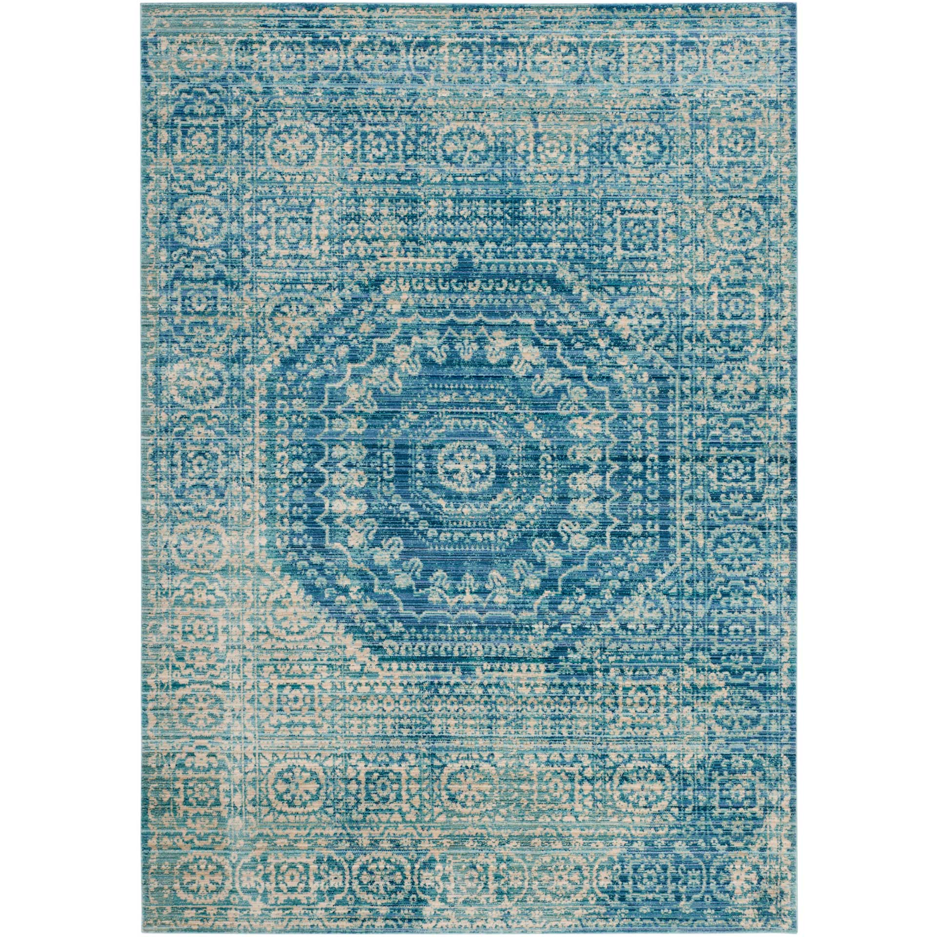 Valencia Blue/Ivory Area Rug - Image 2