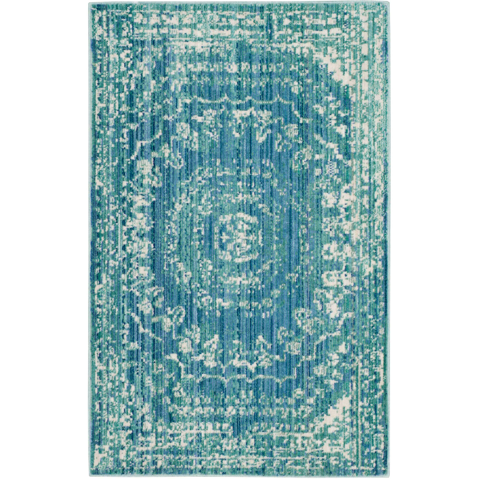 Valencia Blue/Ivory Area Rug - Image 4