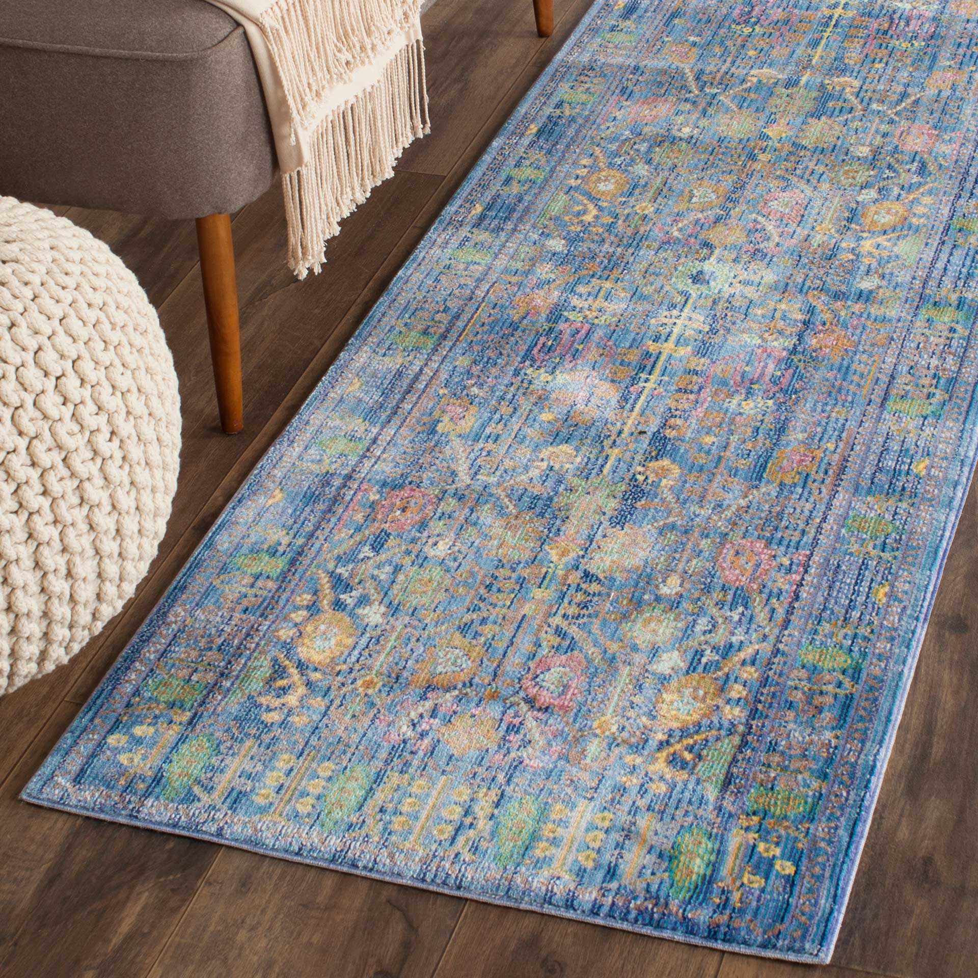 Valencia Blue/Multi Runner Rug - Image 3