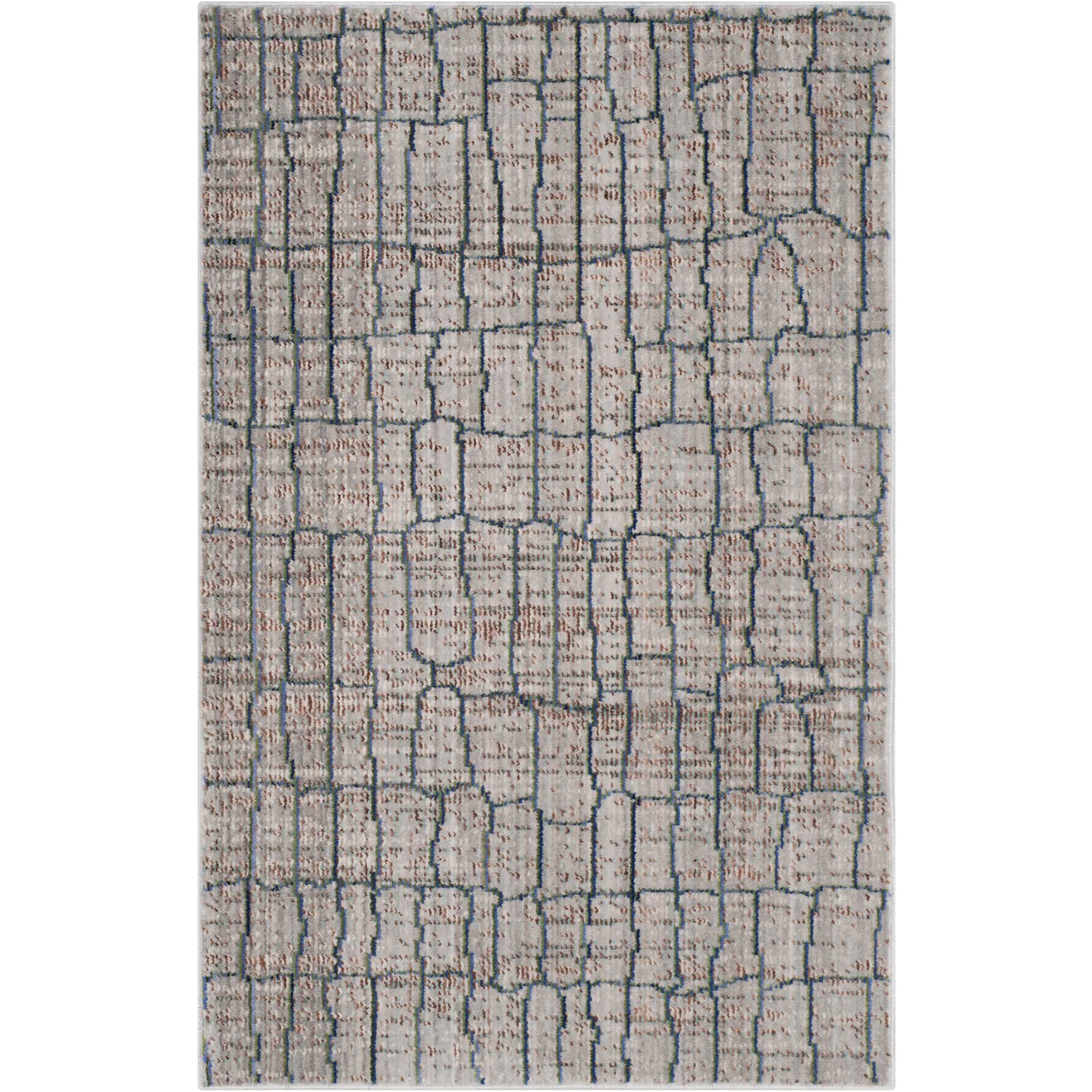 Valencia Gray/Blue Area Rug - Image 3