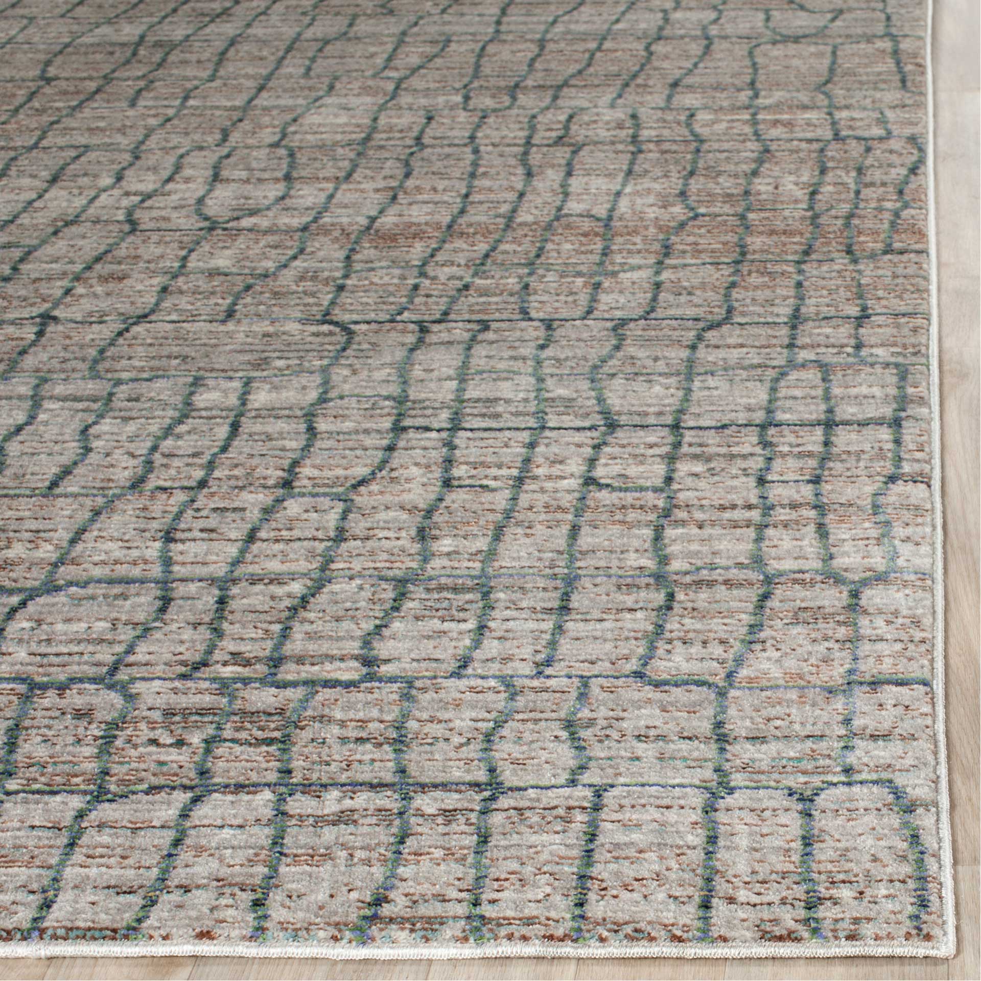 Valencia Gray/Blue Area Rug - Image 4