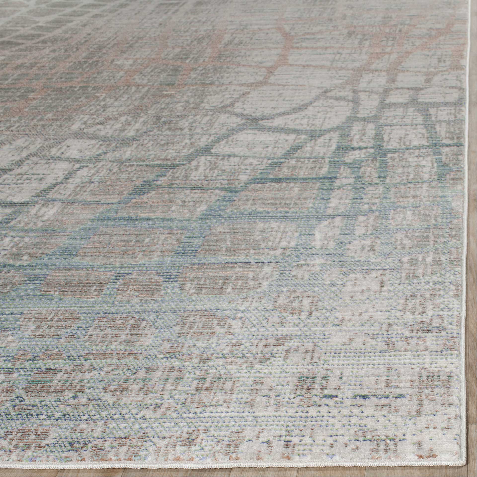 Valencia Gray/Blue/Beige Area Rug - Image 4