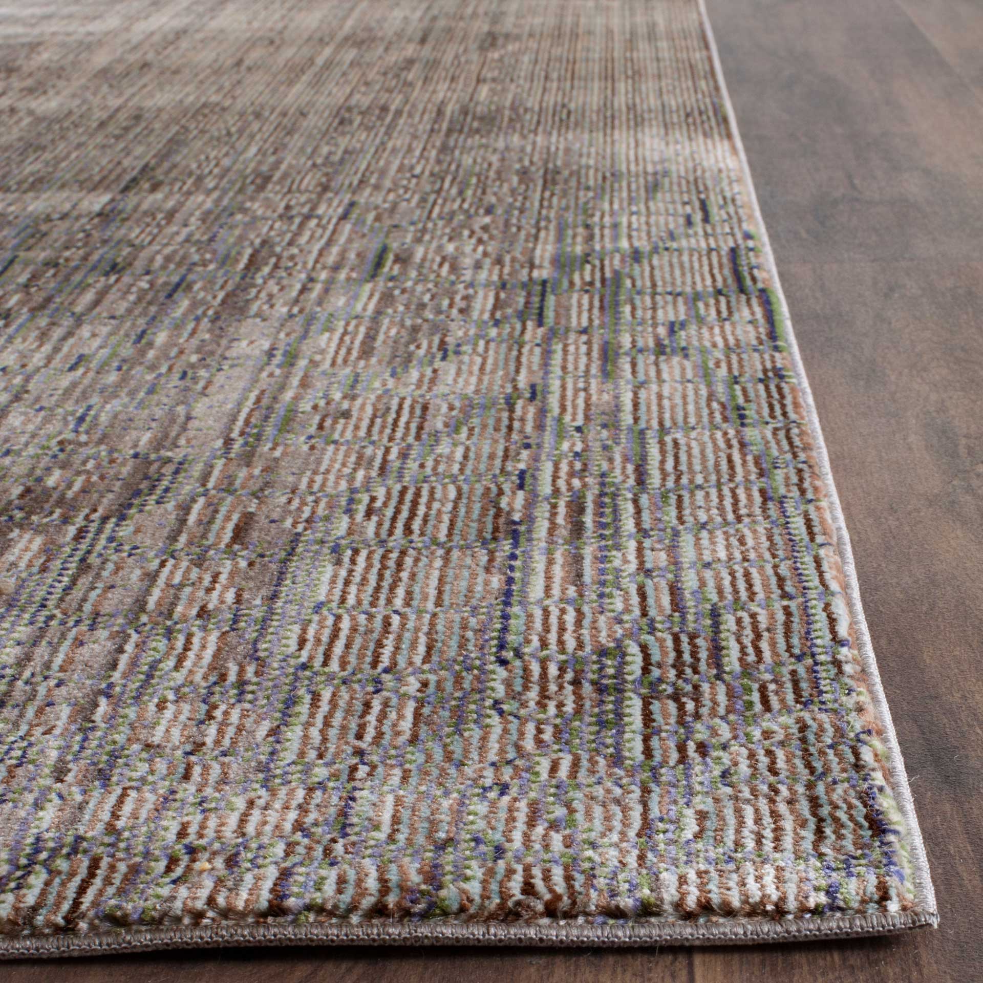 Valencia Gray/Blue/Beige Runner Rug - Image 2