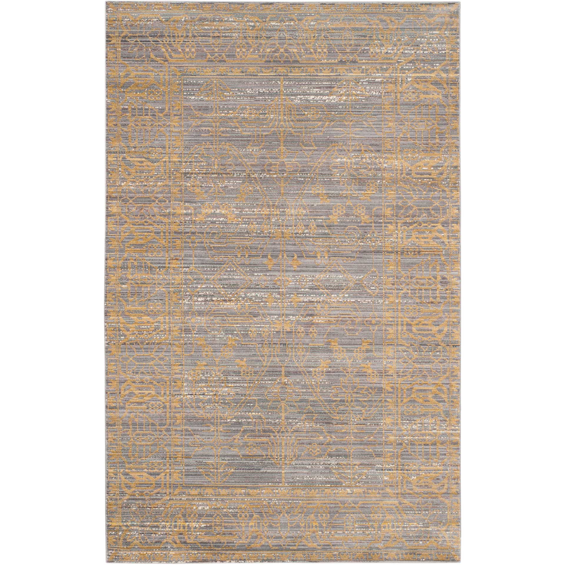 Valencia Gray/Gold Area Rug - Image 3