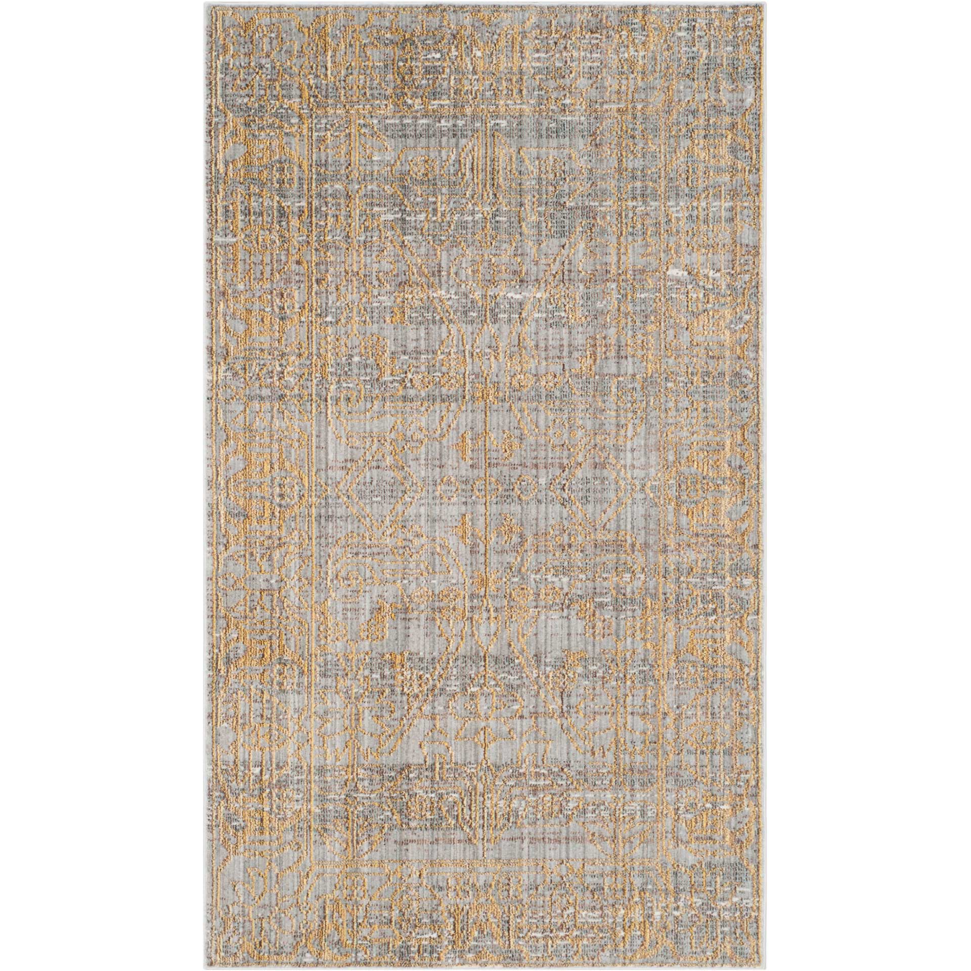 Valencia Gray/Gold Area Rug - Image 4