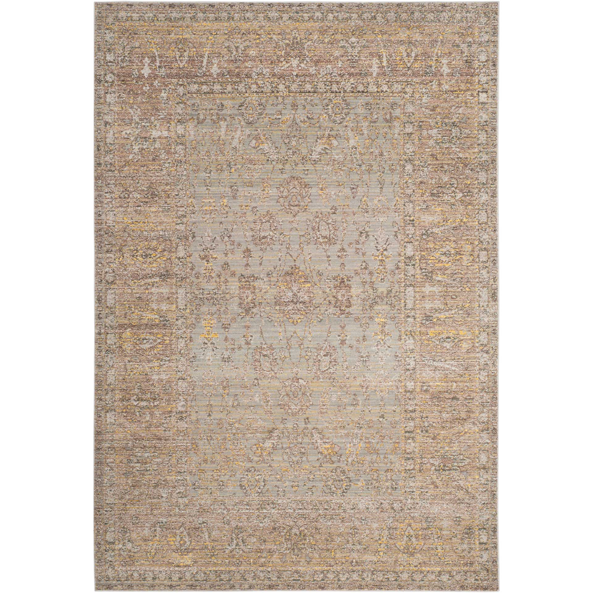 Valencia Gray/Yellow Area Rug - Image 2