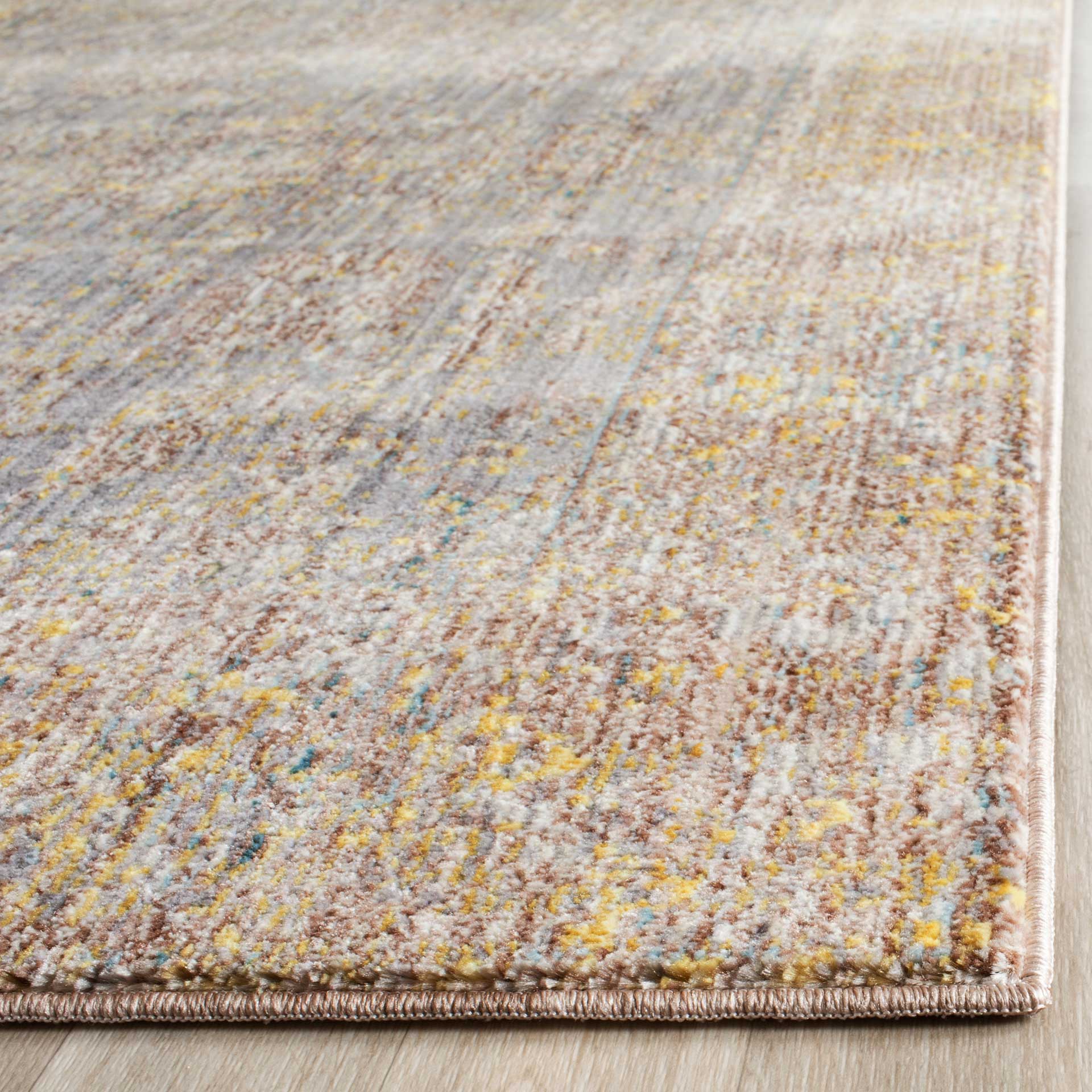 Valencia Gray/Yellow Runner Rug - Image 2