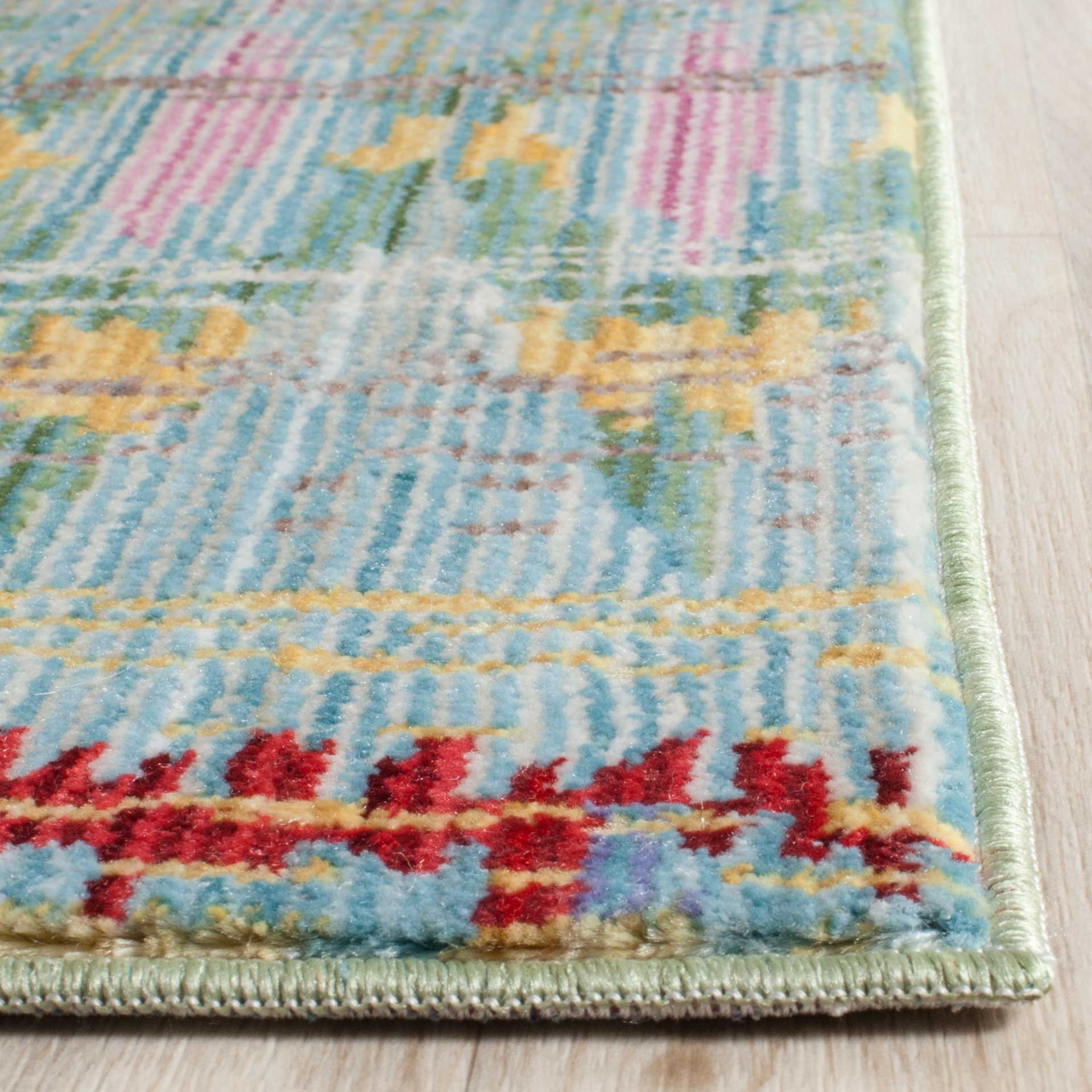 Valencia Light Blue/Multi Runner Rug - Image 2