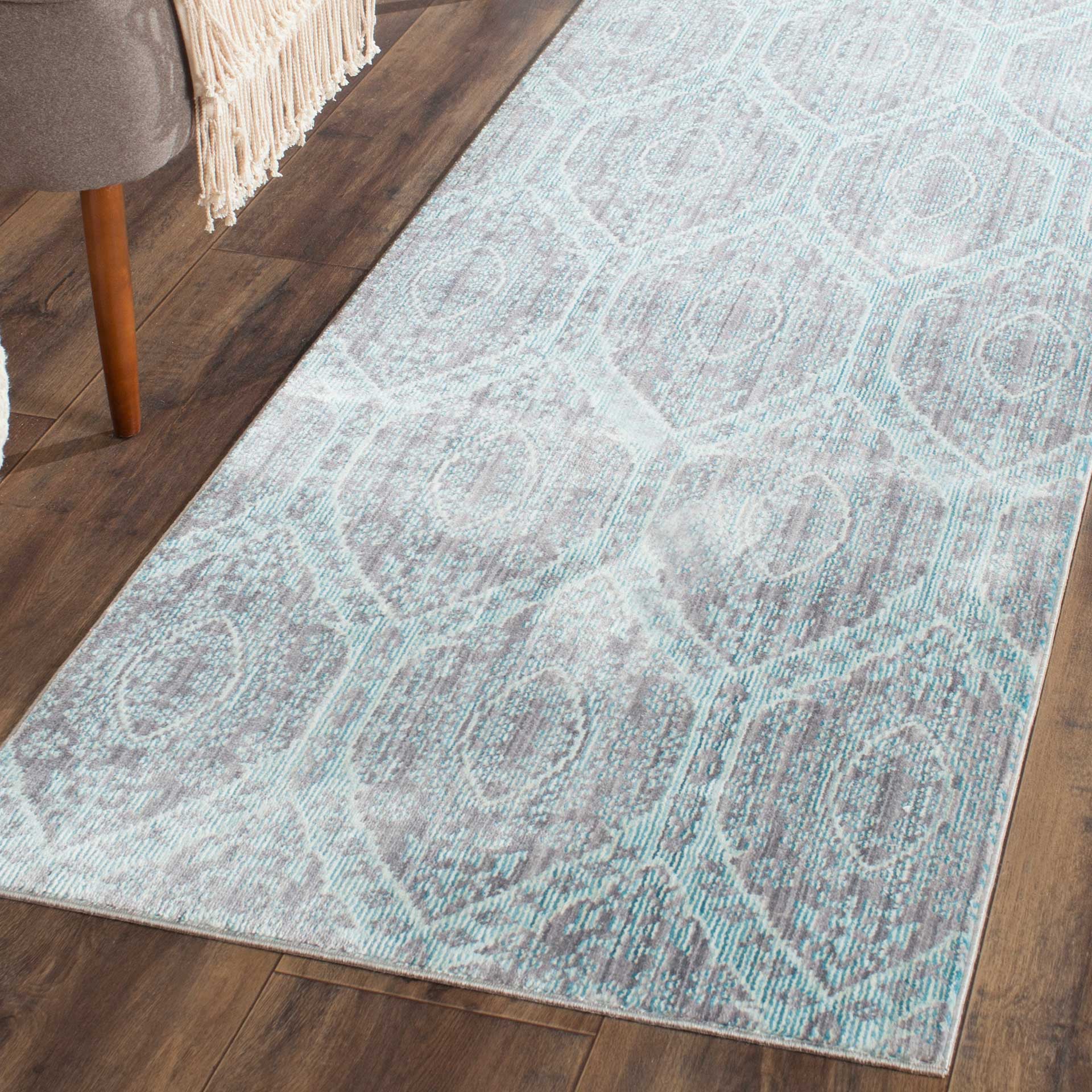 Valencia Mauve/Alpine Runner Rug - Image 3