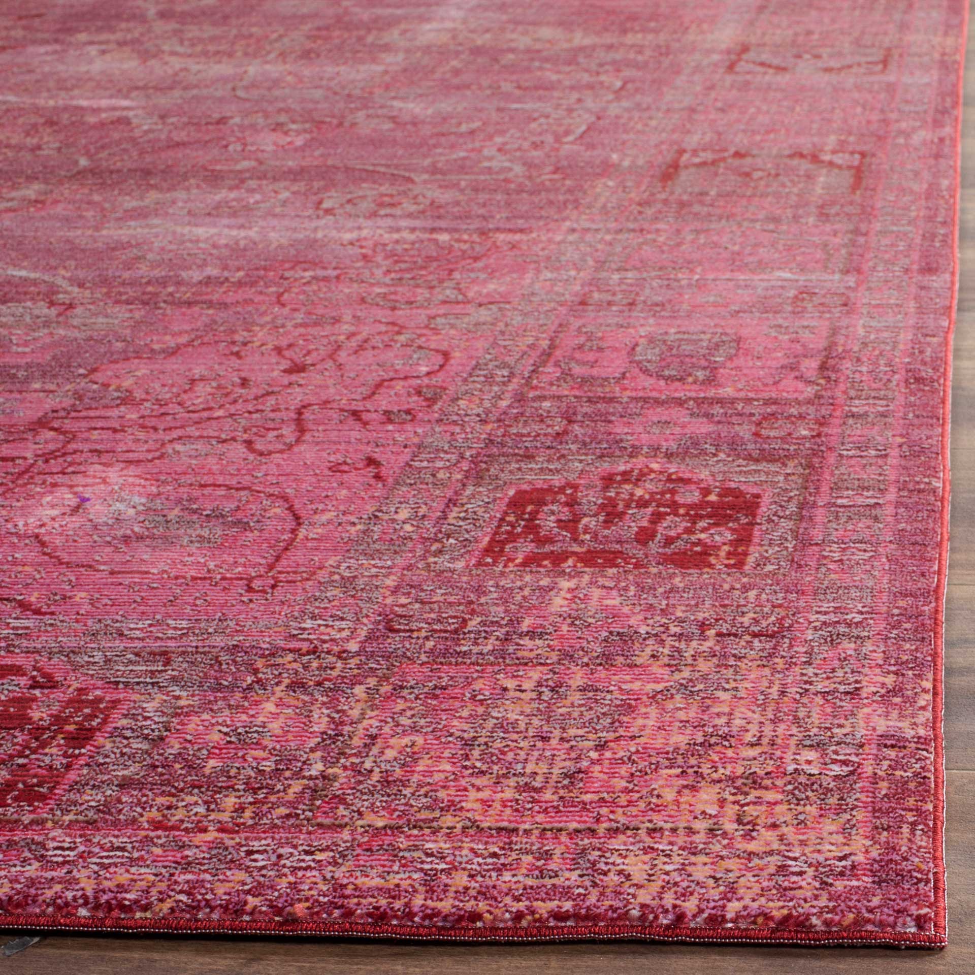 Valencia Red/Red Area Rug - Image 4