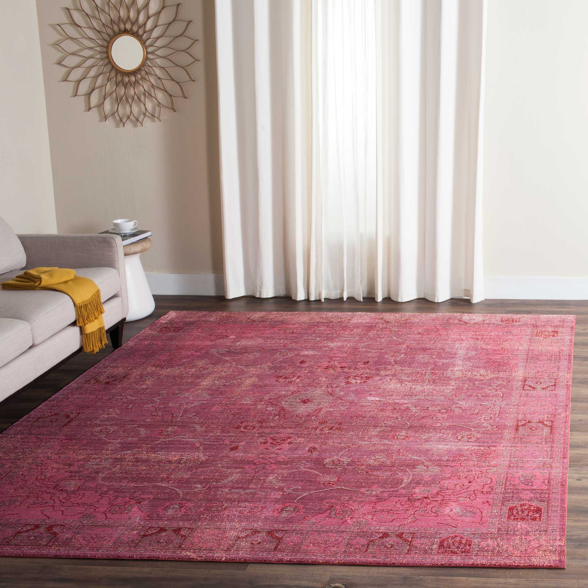 Valencia Red/Red Area Rug - Image 8