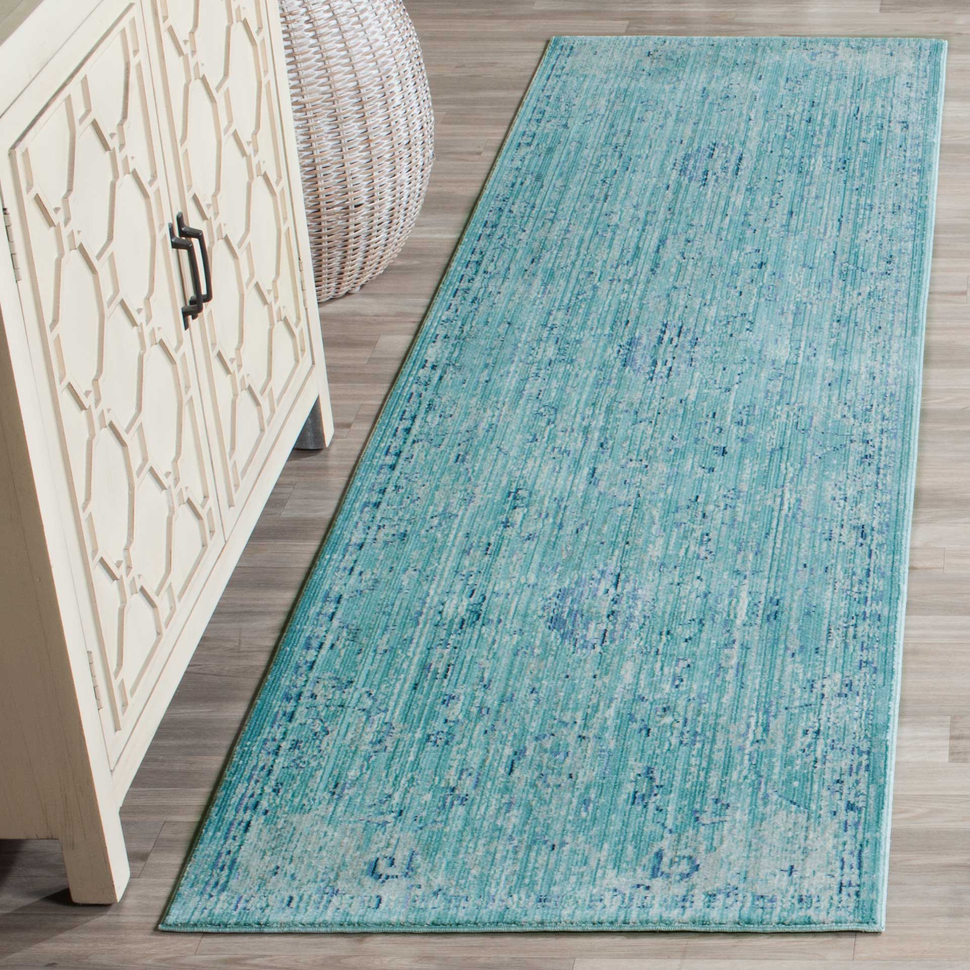 Valencia Teal/Multi Runner Rug - Image 2