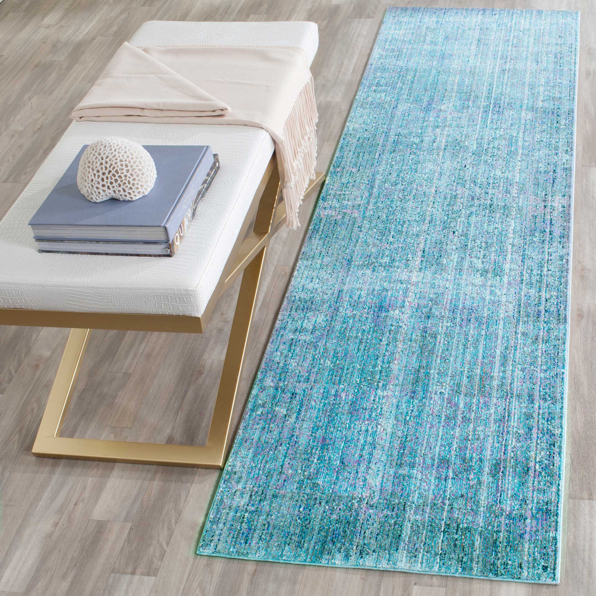 Valencia Turquoise/Multi Runner Rug - Image 3