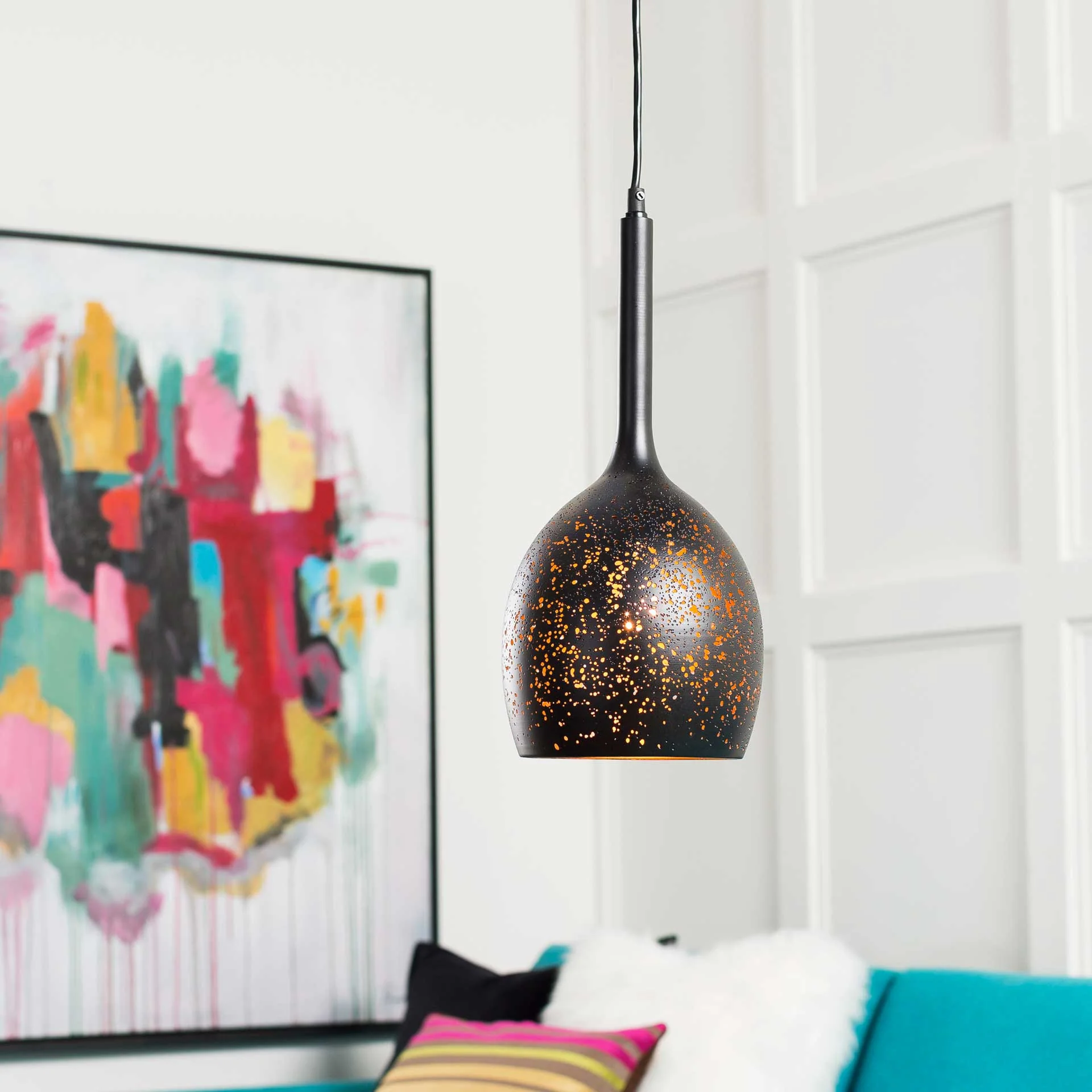Valeria Bell Ceiling Lamp Black - Image 3