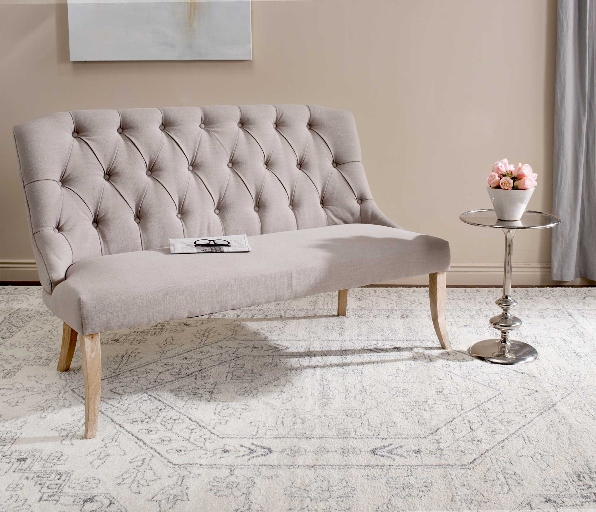 Valet Settee True Taupe - Image 3
