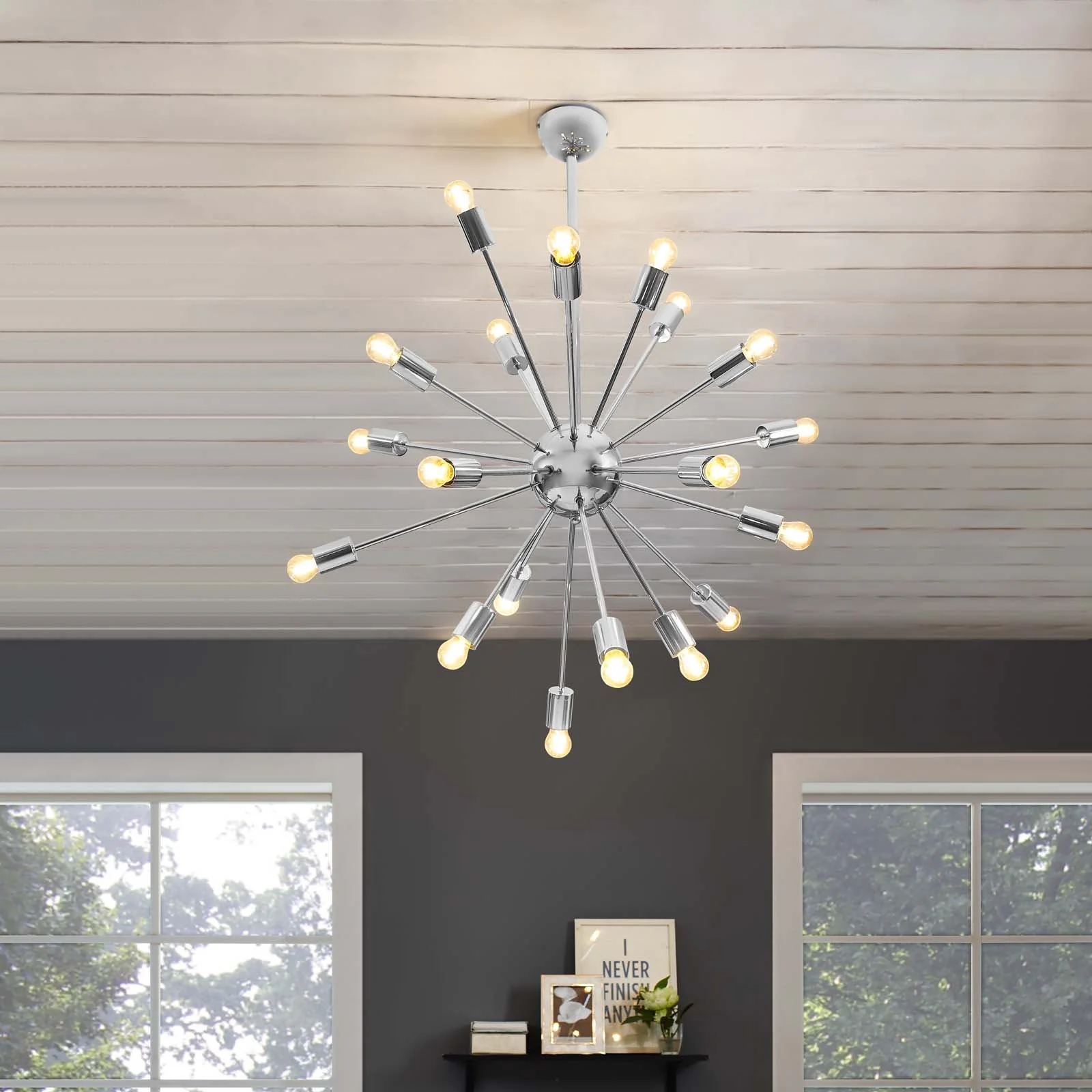 Valley Pendant Chandelier Silver - Image 4