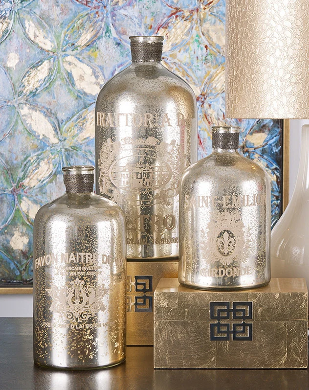 Vanderburgh Mercury Glass Jugs (Set of 3) - Image 2