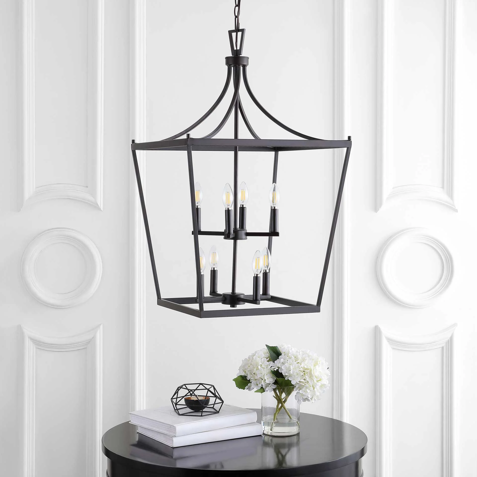 Varina 8 Light Pendant Bronze/Black - Image 3