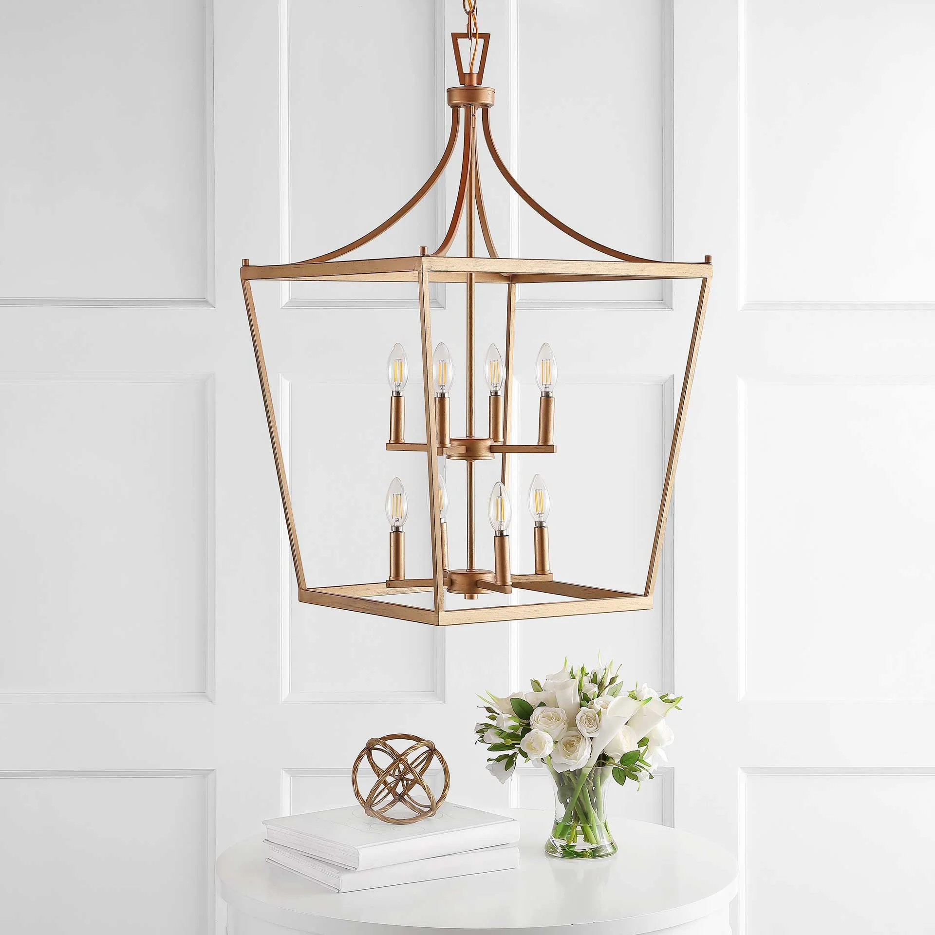 Varina 8 Light Pendant Gold - Image 3