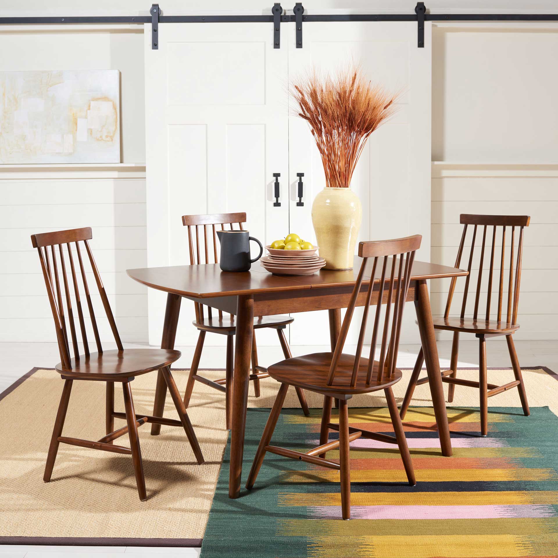 Vasco Manual Extension Dining Table Walnut - Image 7