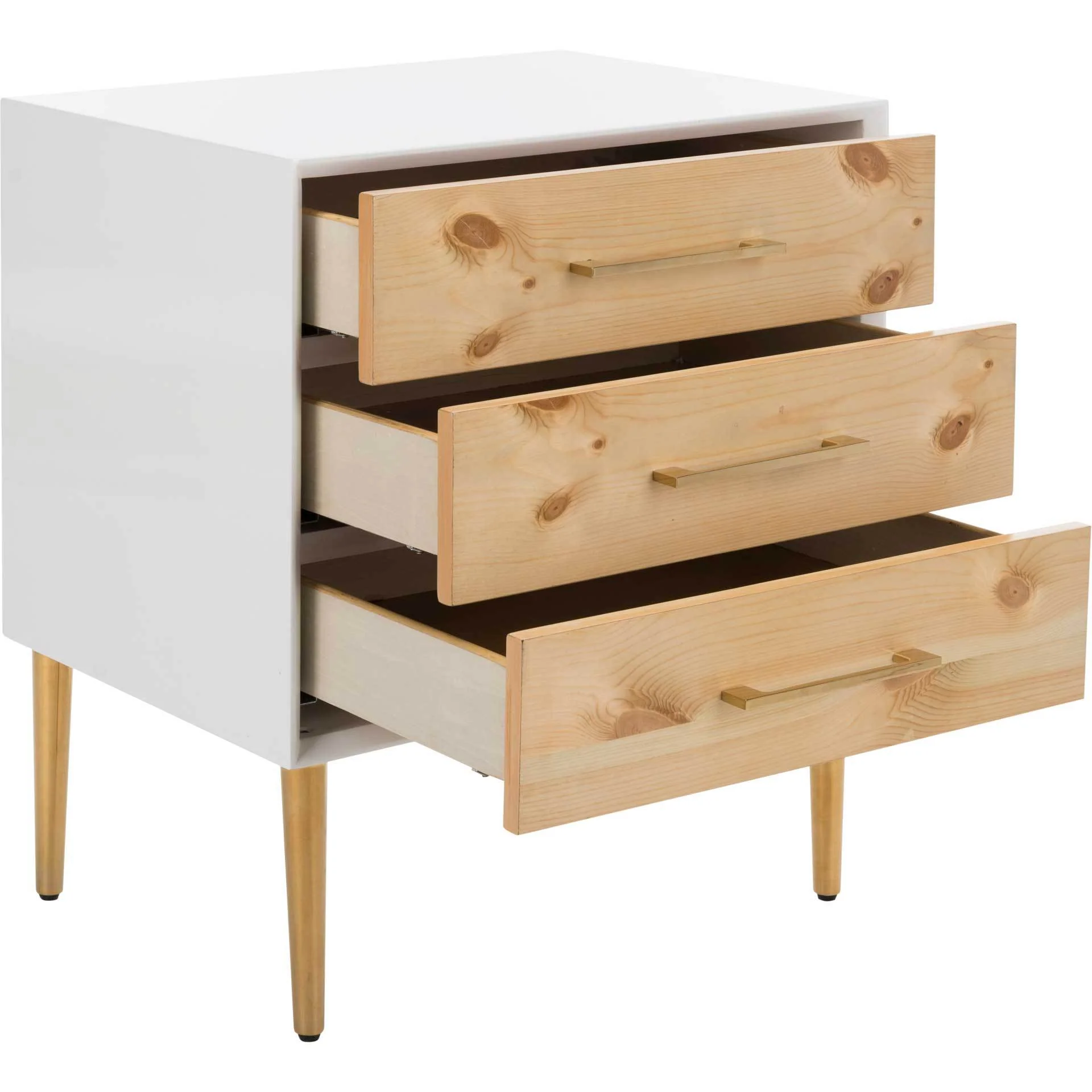Vaughn 3-Drawer Side Table - Image 2
