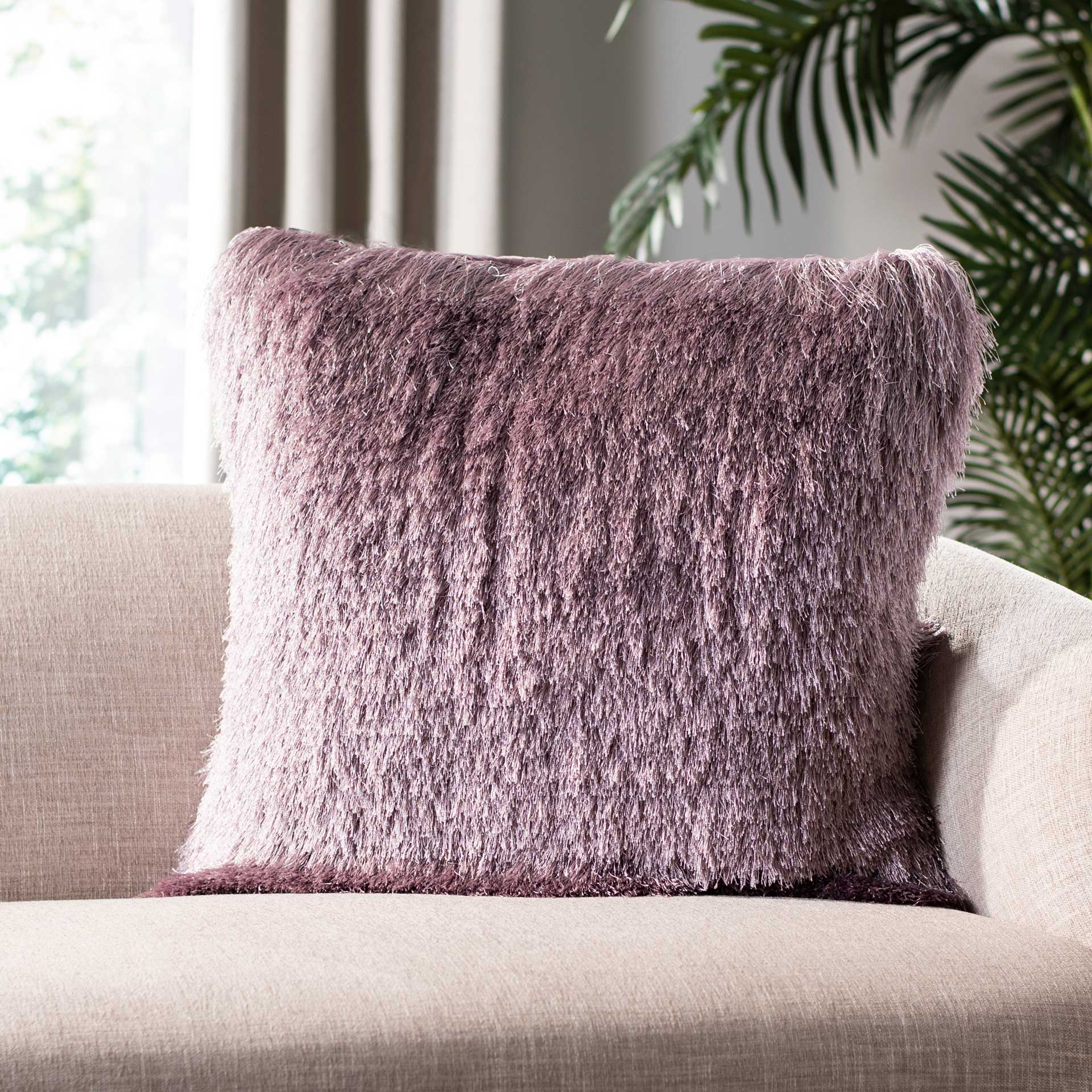 Vela Shag Pillow Lilac - Image 5