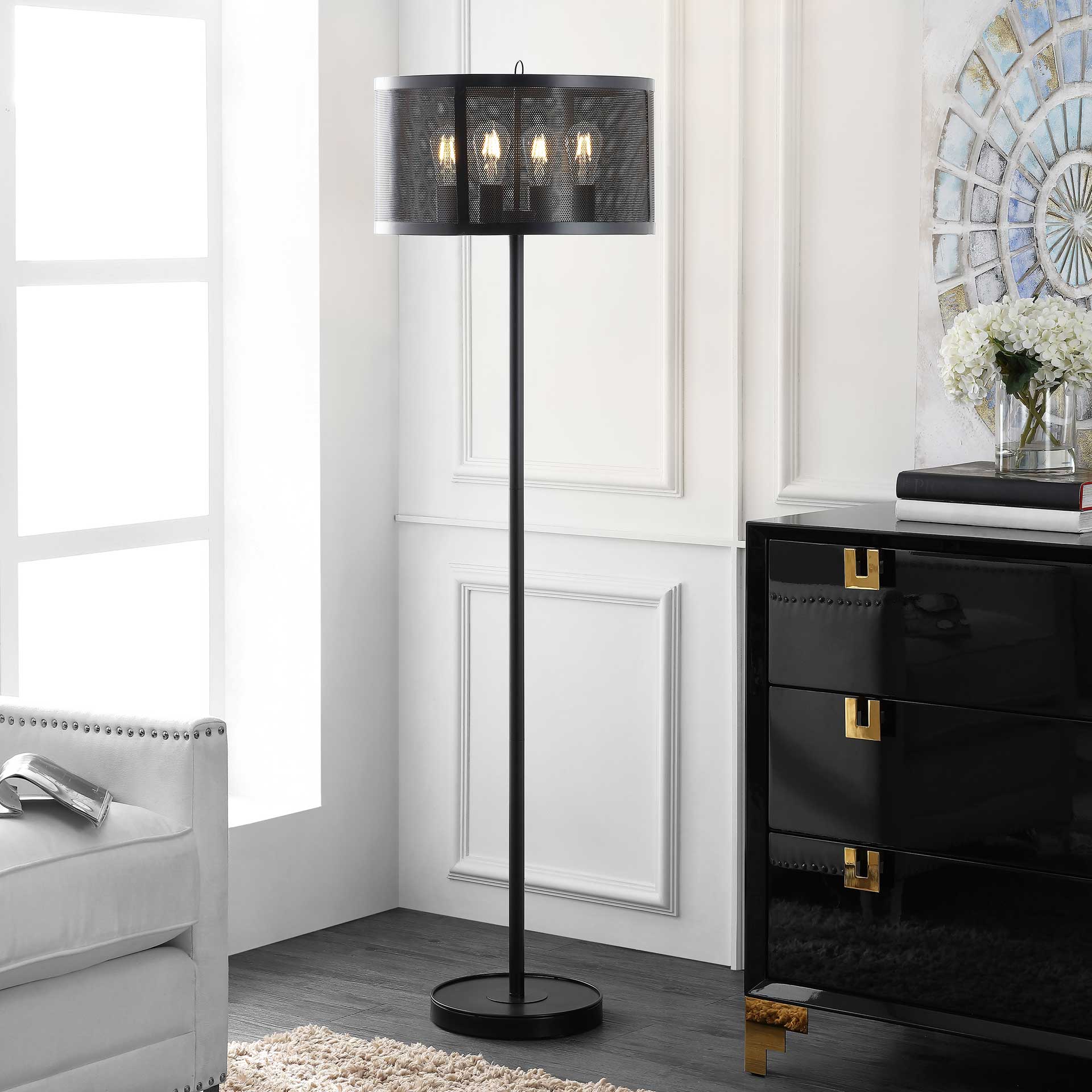 Velia Floor Lamp Black - Image 4