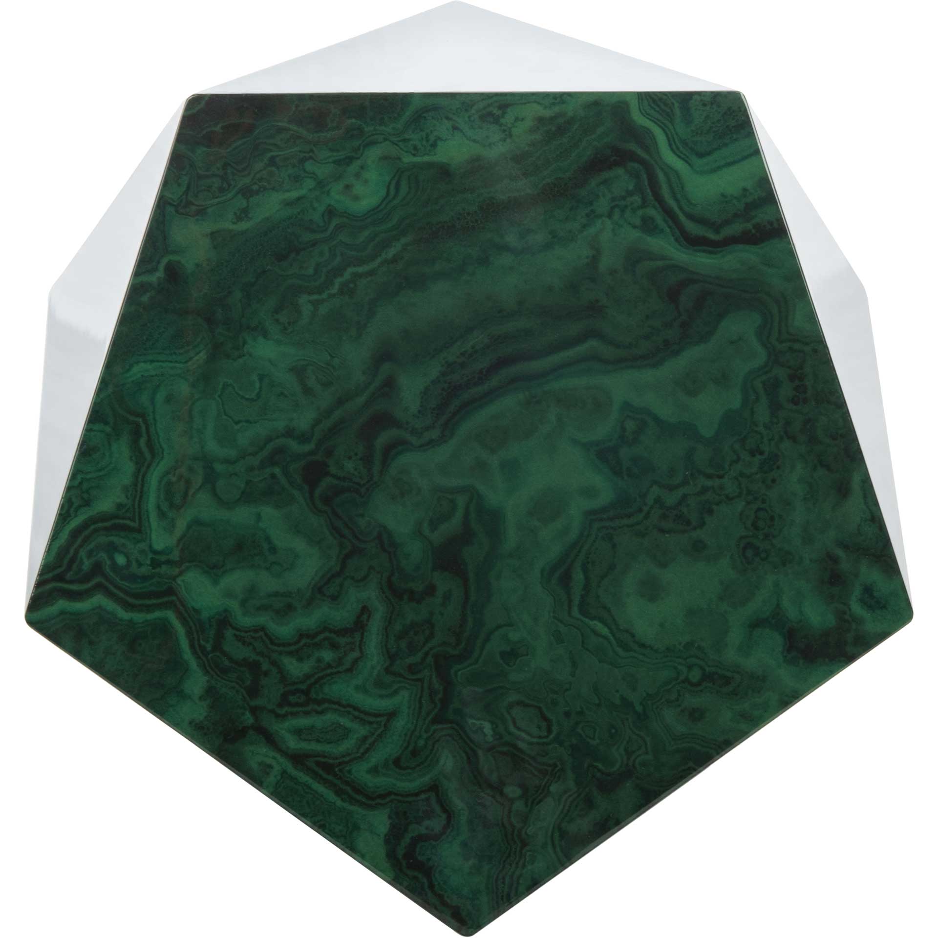 Velora Malachite End Table Jade - Image 3