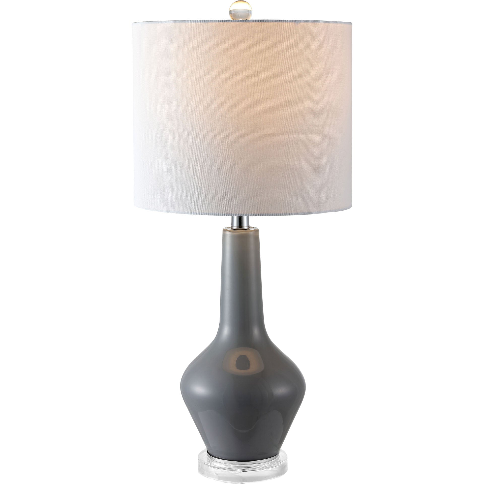 Vendome Table Lamps Smoked Gray Glass (Set of 2) - Image 2