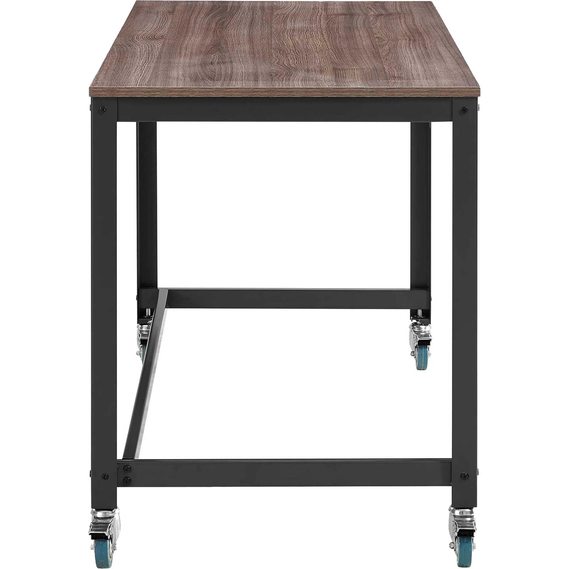 Ventura Computer Office Desk Gray/Walnut - Image 3