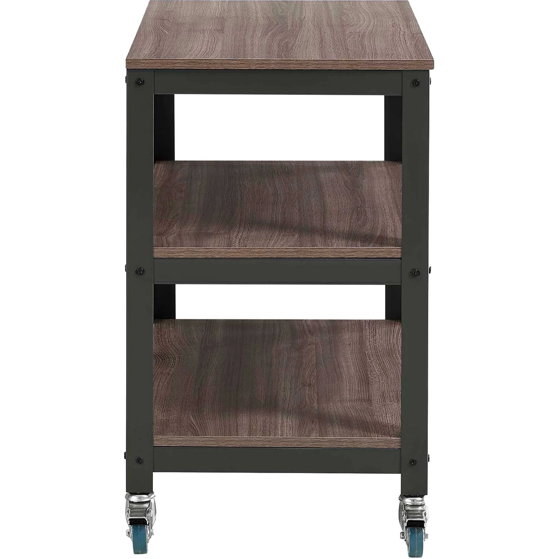 Ventura Tiered Serving Stand Gray/Walnut - Image 2