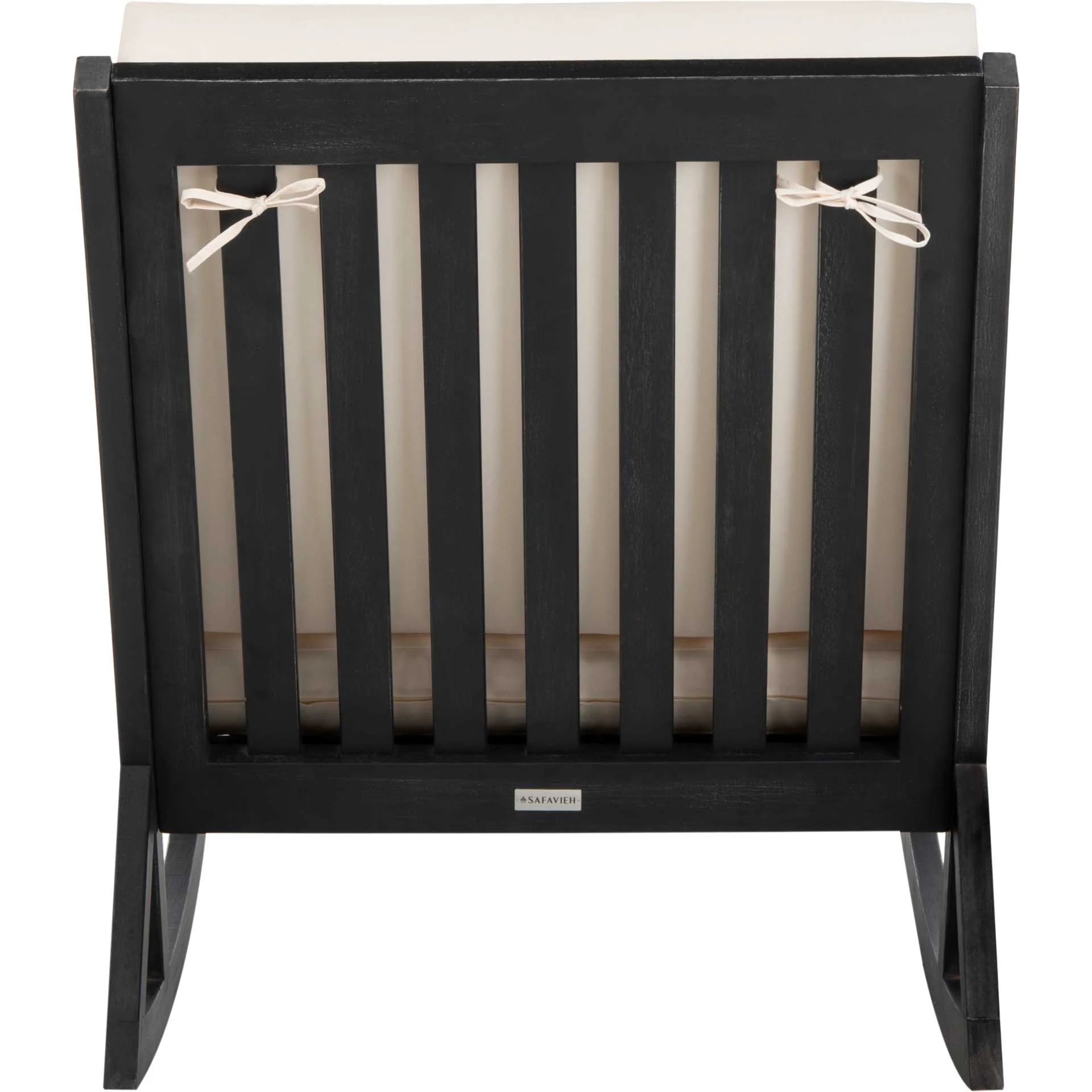 Venus Rocking Chair Black/White - Image 3