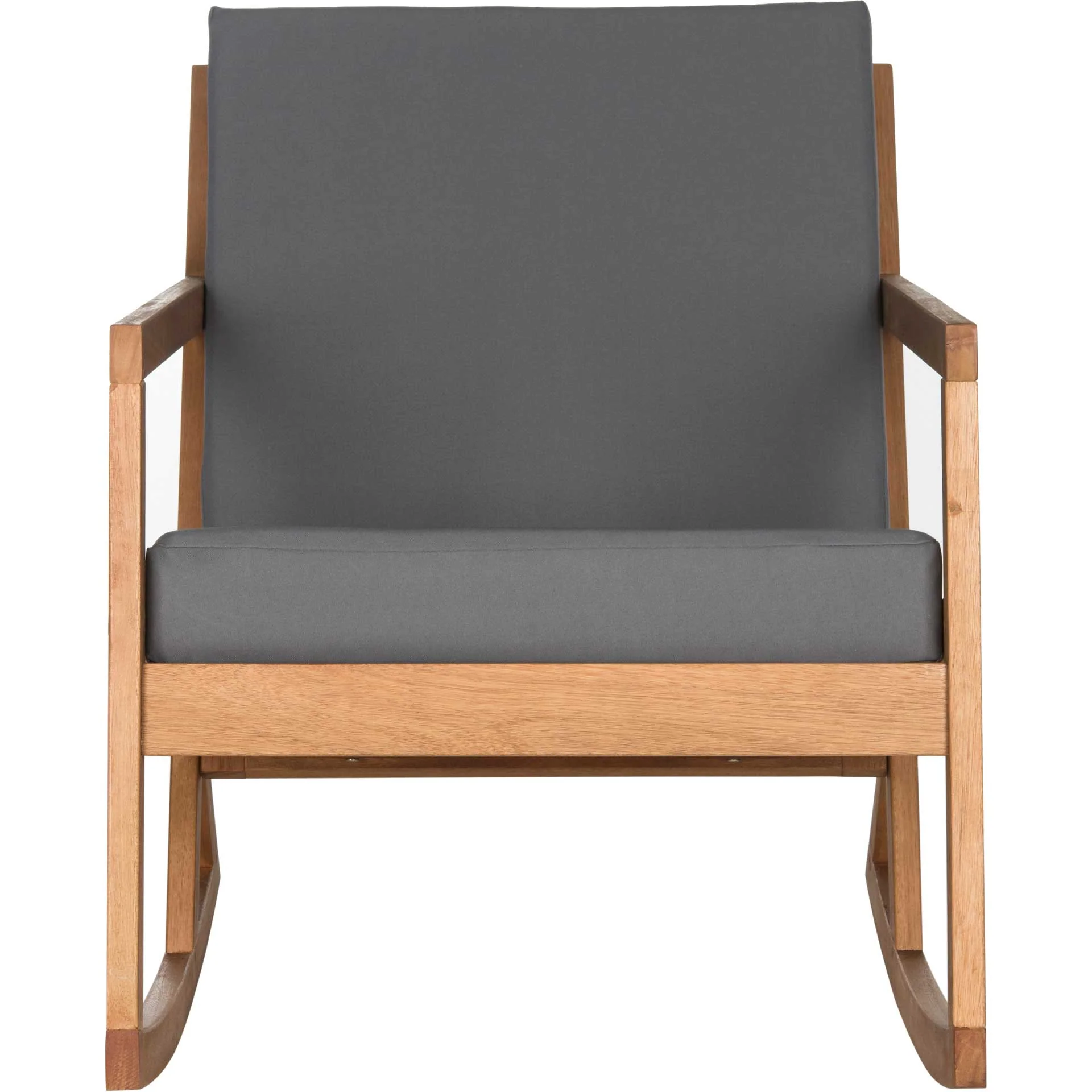 Venus Rocking Chair Teak Brown/Gray - Image 2