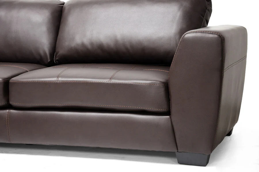 Verona Sectional Brown - Image 3