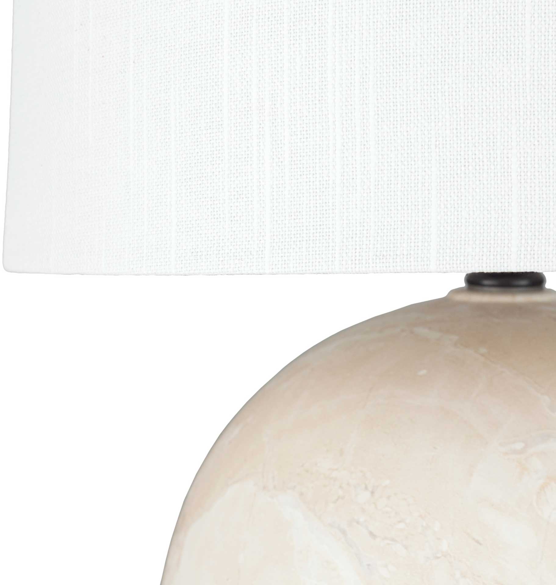 Vicenzia Table Lamp Cream/White/Natural - Image 2