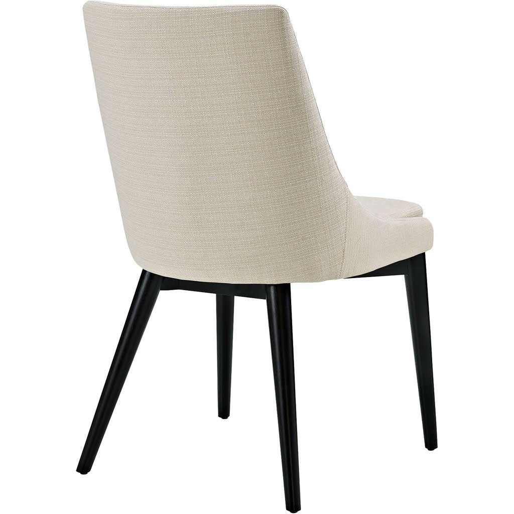 Victoria Fabric Dining Chair Beige - Image 3
