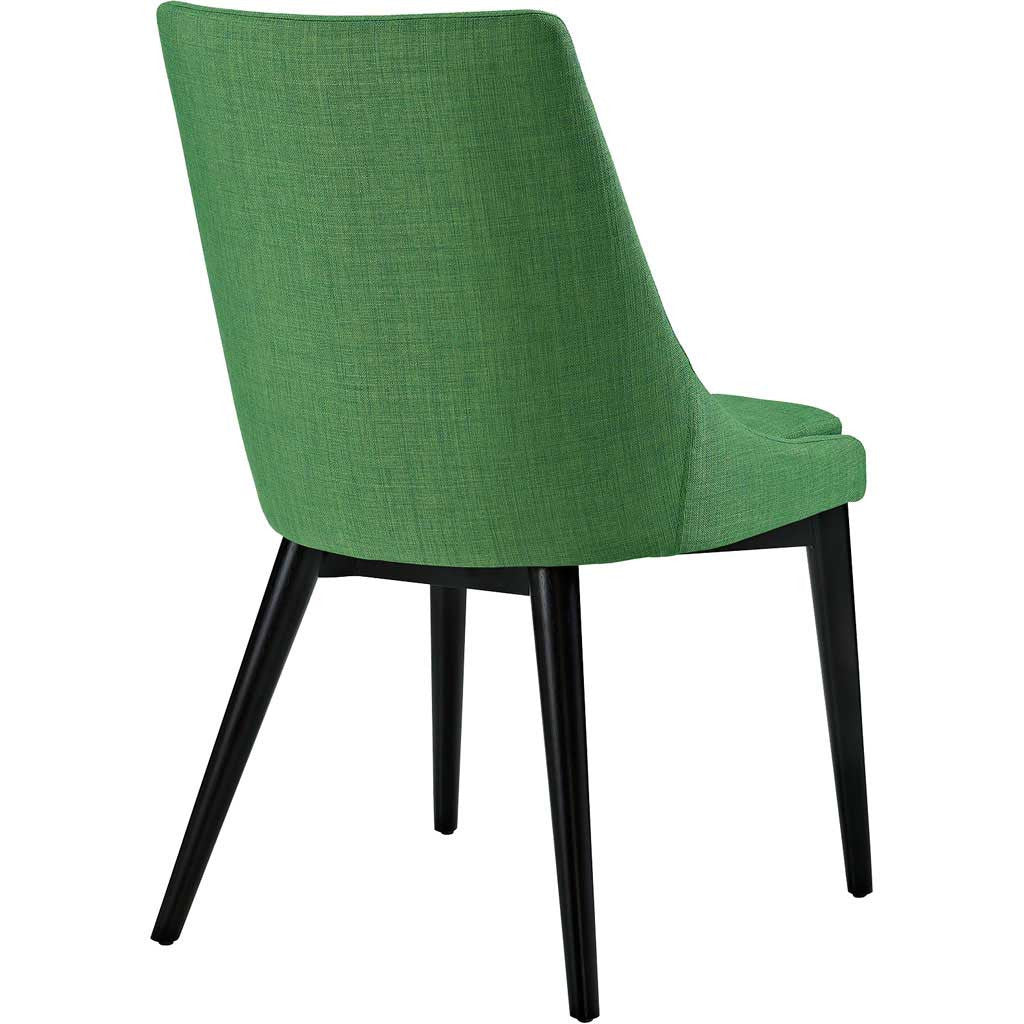 Victoria Fabric Dining Chair Green - Image 3