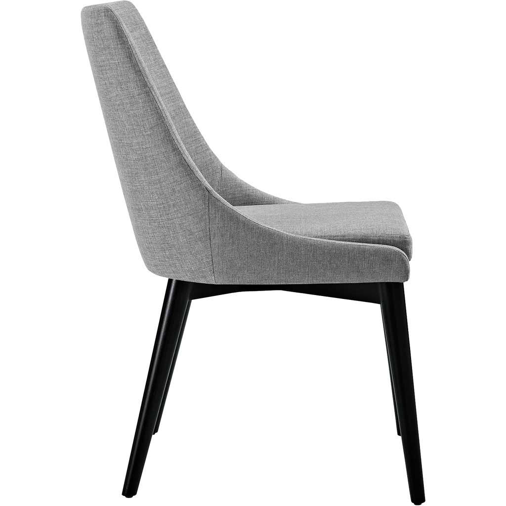 Victoria Fabric Dining Chair Light Gray - Image 2