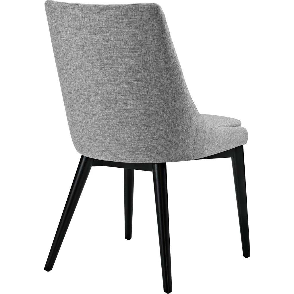 Victoria Fabric Dining Chair Light Gray - Image 3