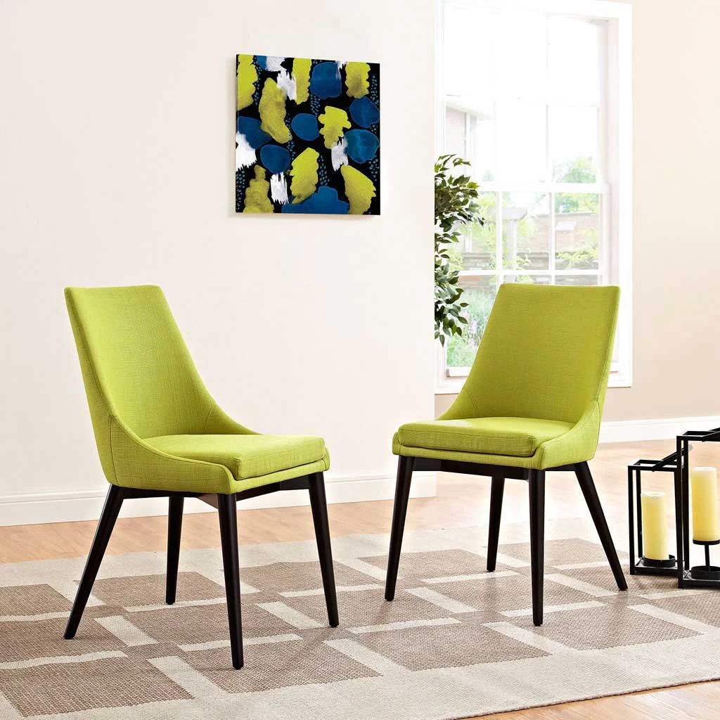 Victoria Fabric Dining Chair Wheatgrass - Image 4