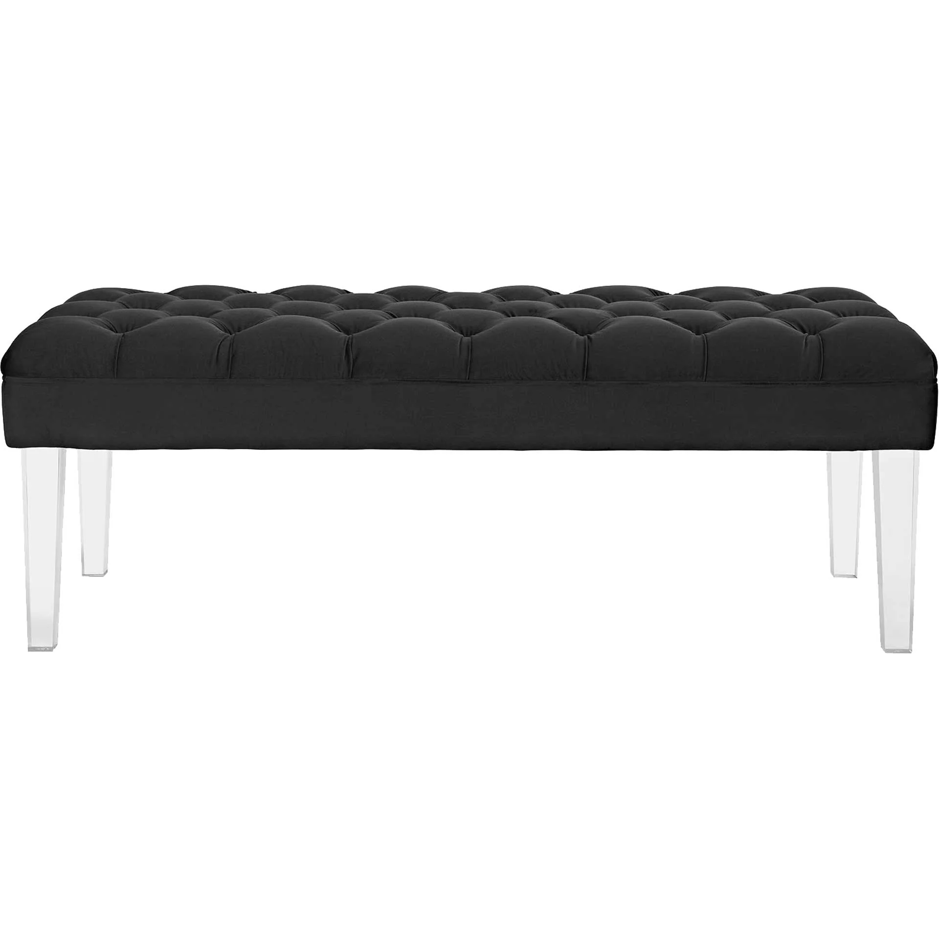 Vienna Velvet Bench Black - Image 2