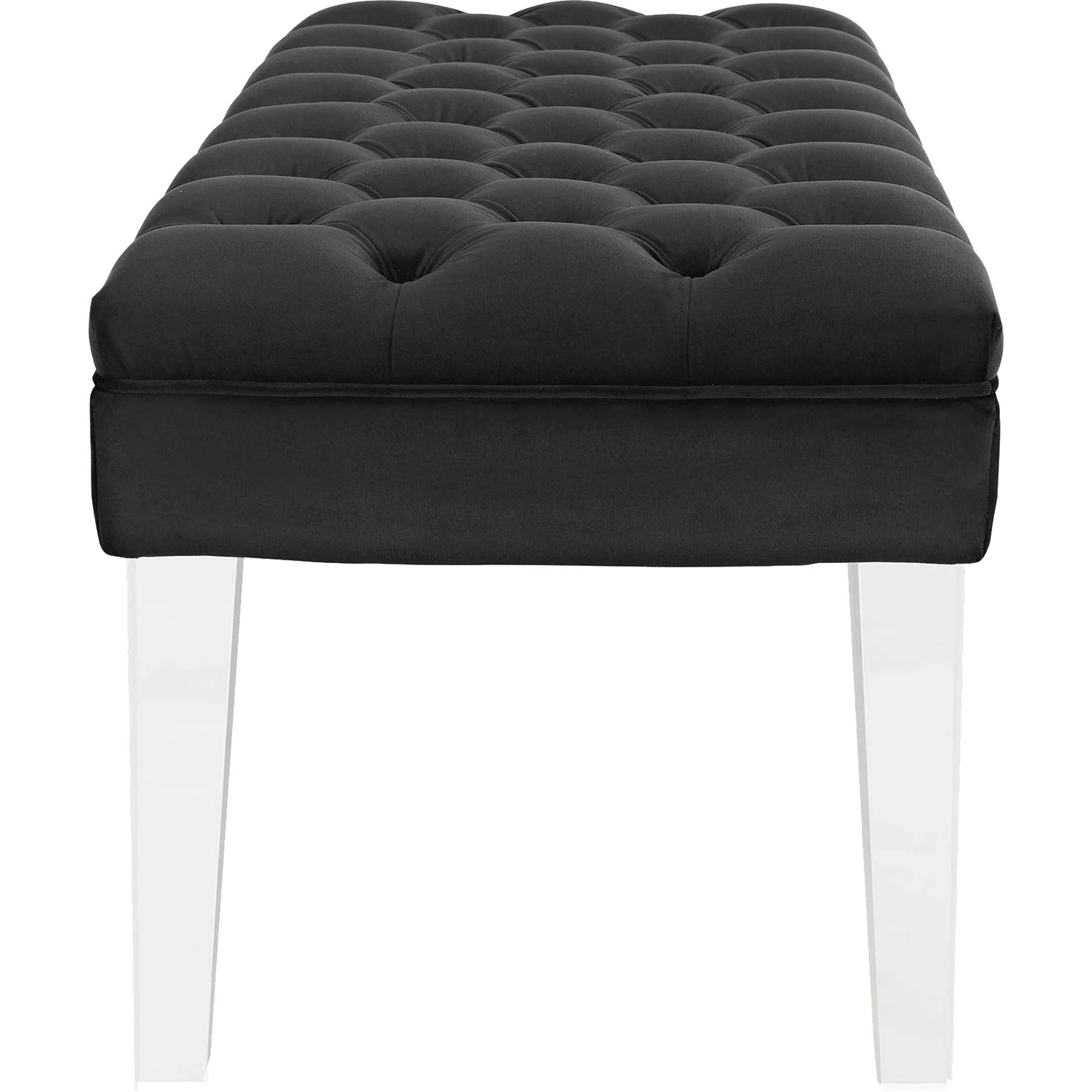 Vienna Velvet Bench Black - Image 3