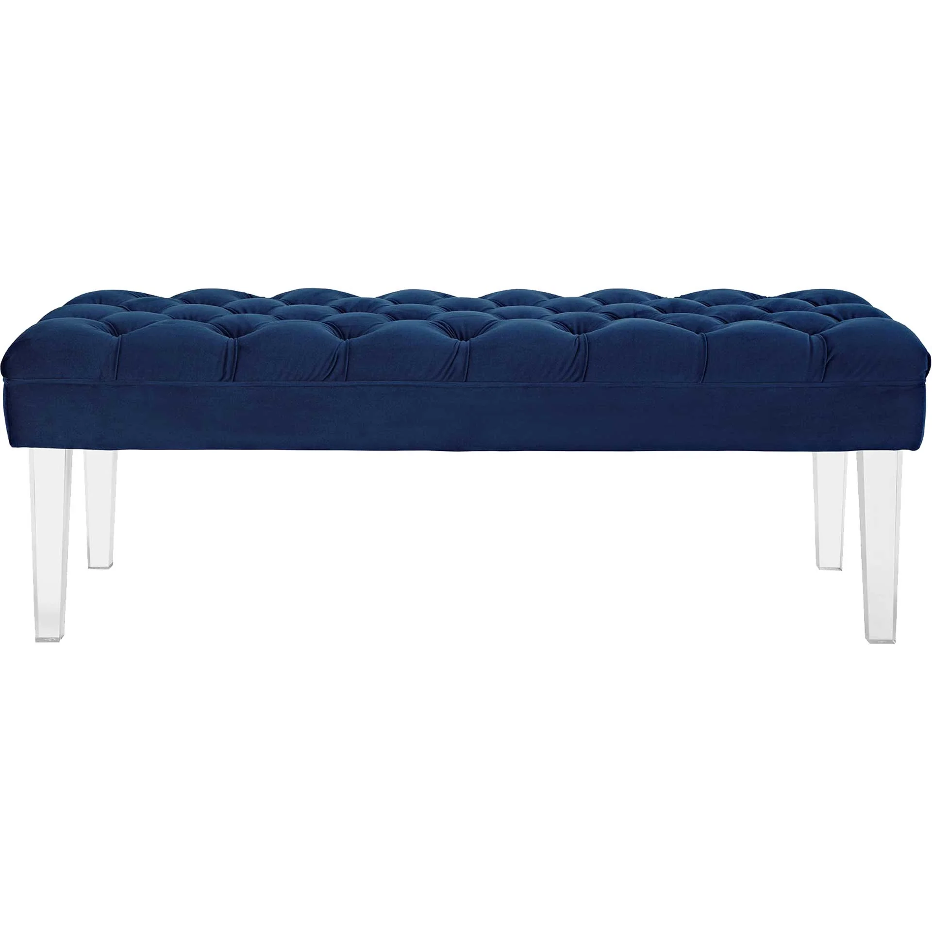 Vienna Velvet Bench Navy - Image 2
