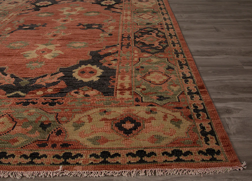 Village Azra Phantom/Muted Clay Area Rug - Image 3