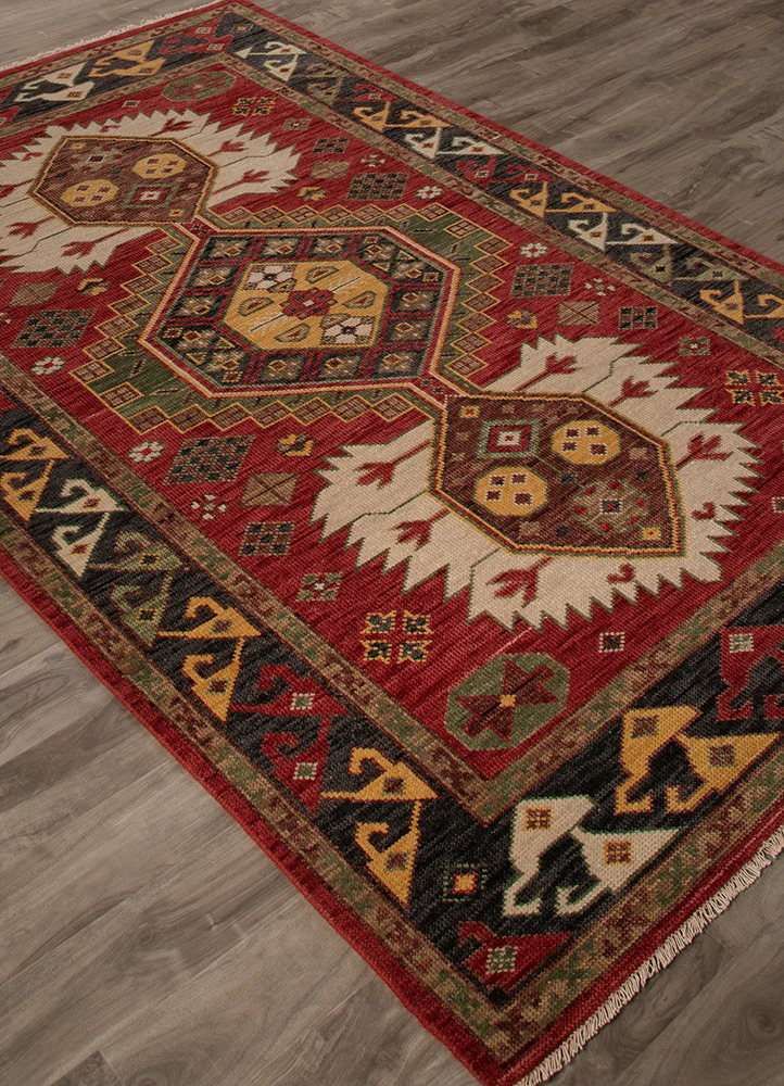 Village Karter Baked Apple/Fog Area Rug - Image 2