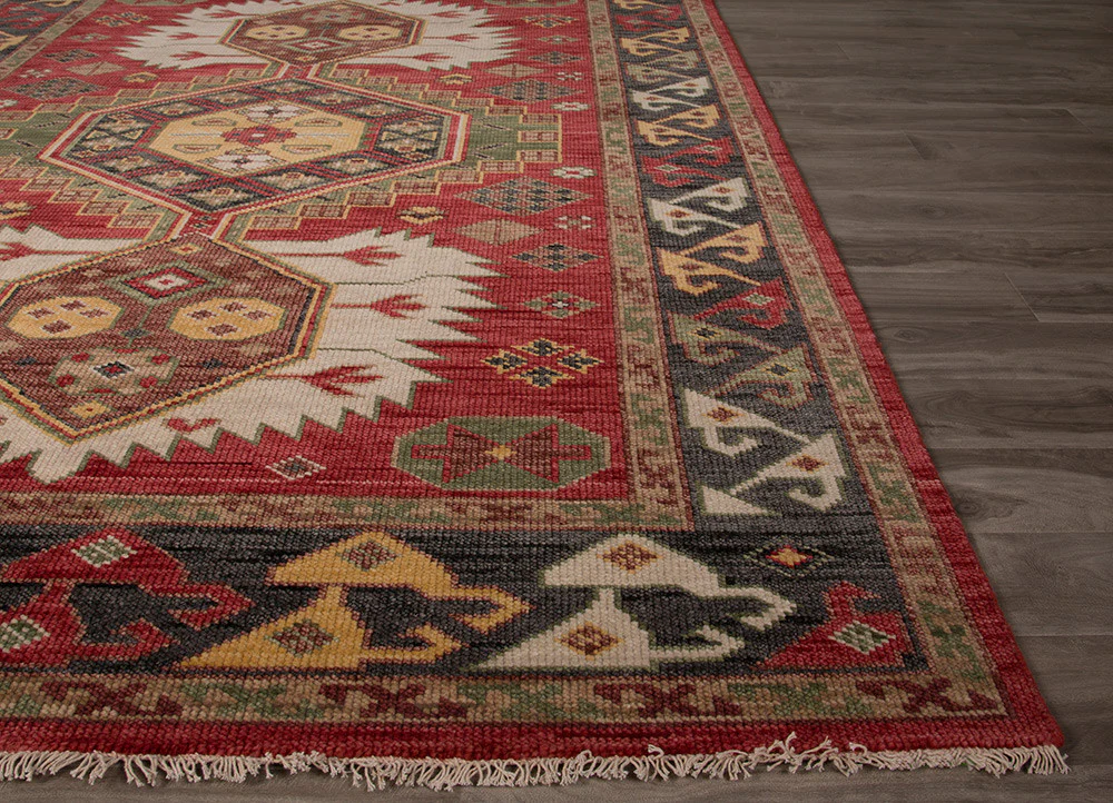 Village Karter Baked Apple/Fog Area Rug - Image 3