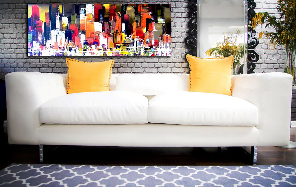 Vincent White Leather Sofa - Image 6